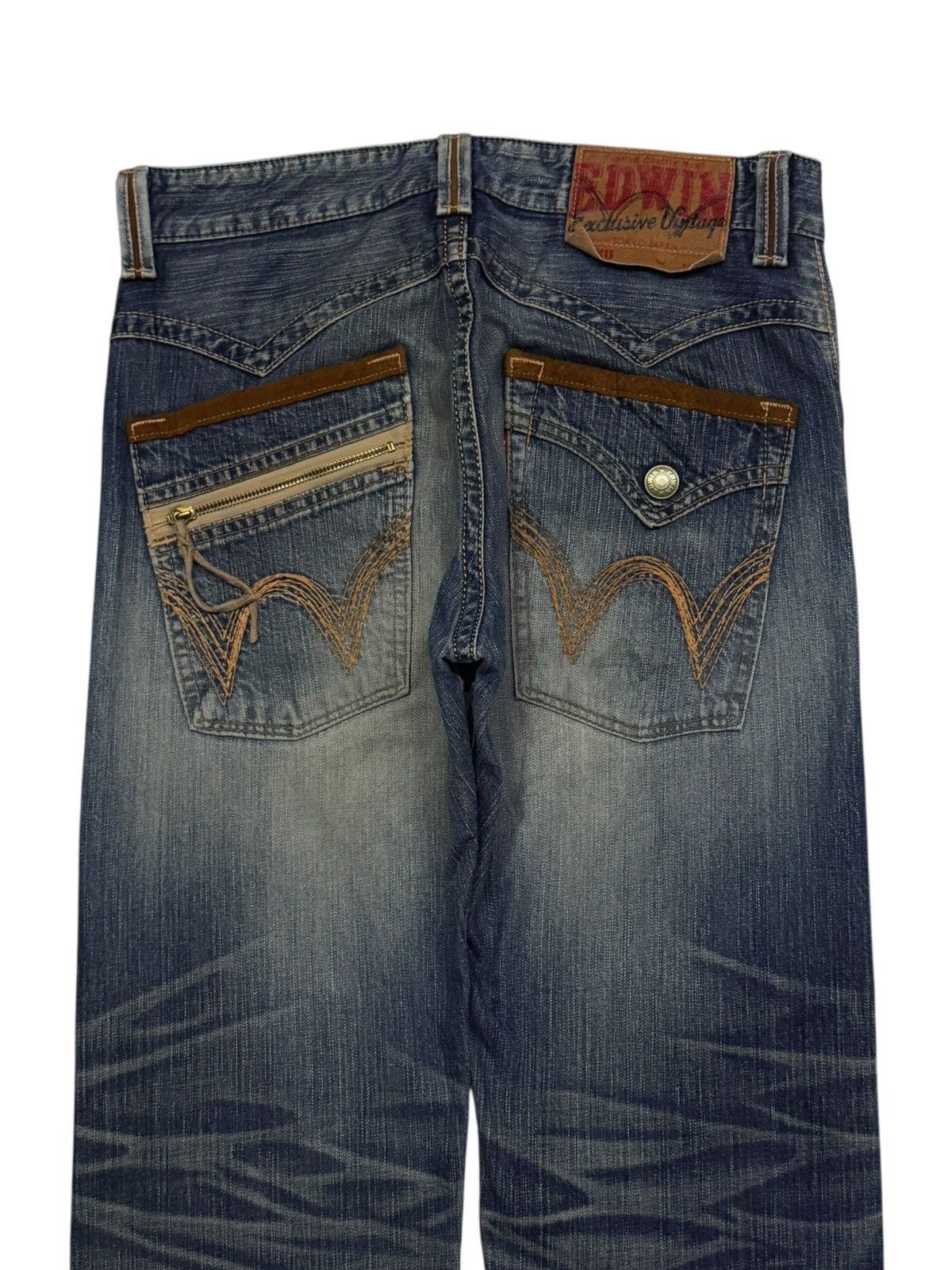Edwin Vintage Edwin 463XVS Exclusive Vintage Japan Denim Jeans W34 Size US 34 / EU 50 - 5 Thumbnail