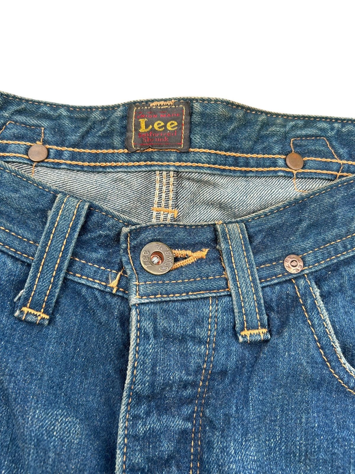 Kapital Vintage Buckle Back Lee Cowboy Selvedge Denim Jeans Size US 32 / EU 48 - 5 Thumbnail