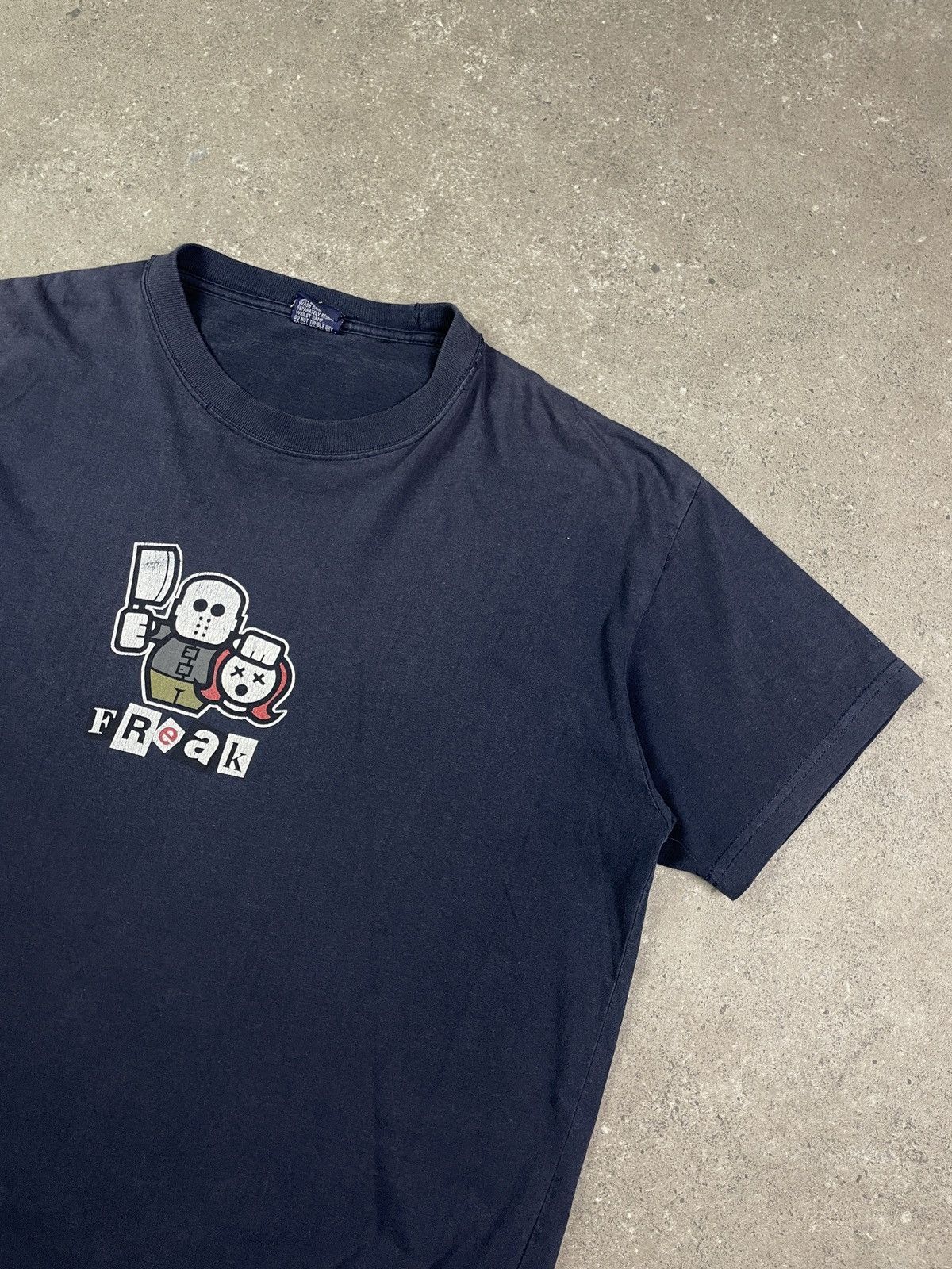 Vintage Vintage 90s Freak Sport Company T Shirt Size US L / EU 52-54 / 3 - 1 Thumbnail