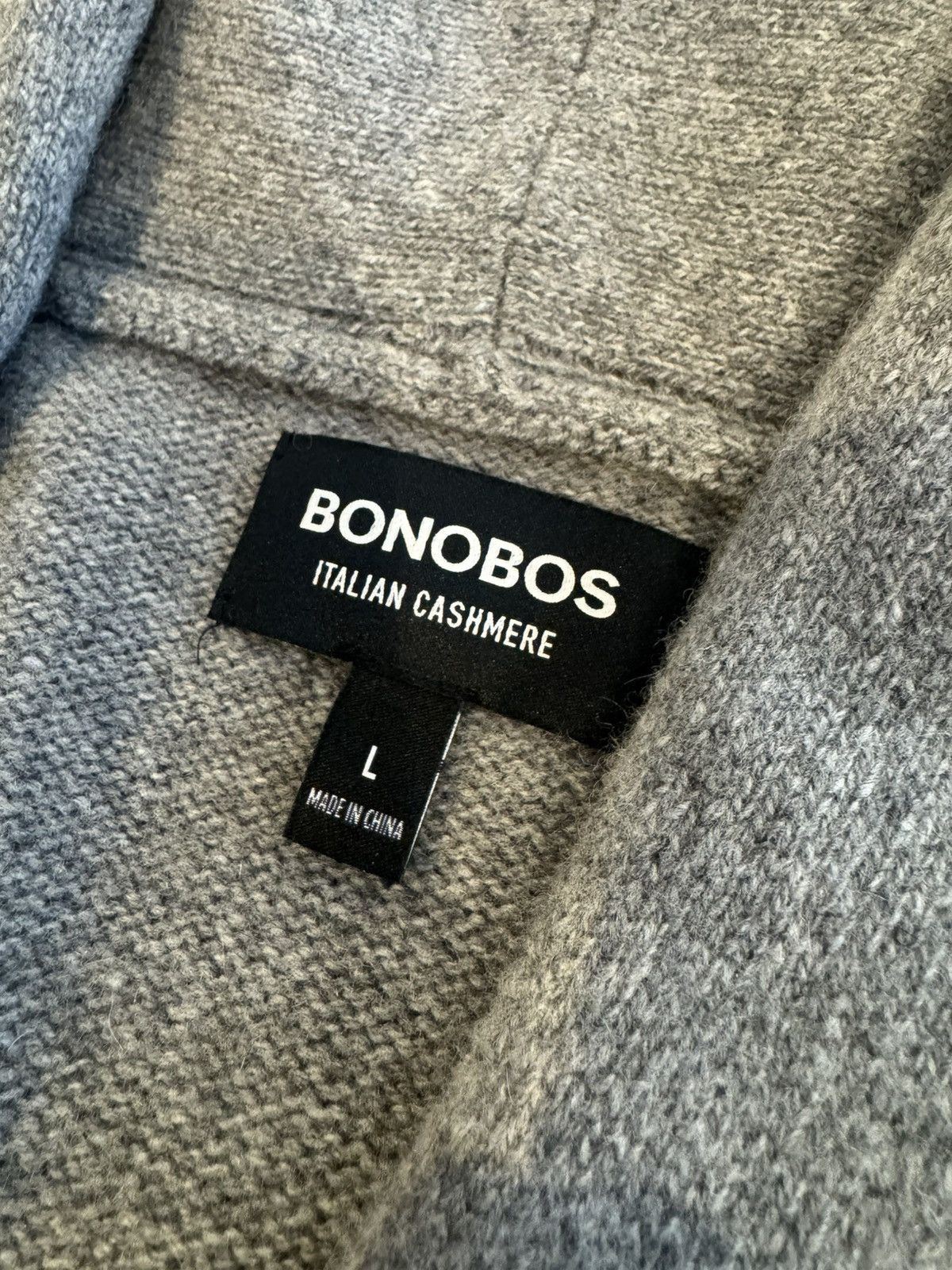 Bonobos Cashmere Shawl Collar Cardigan Size US L / EU 52-54 / 3 - 2 Thumbnail