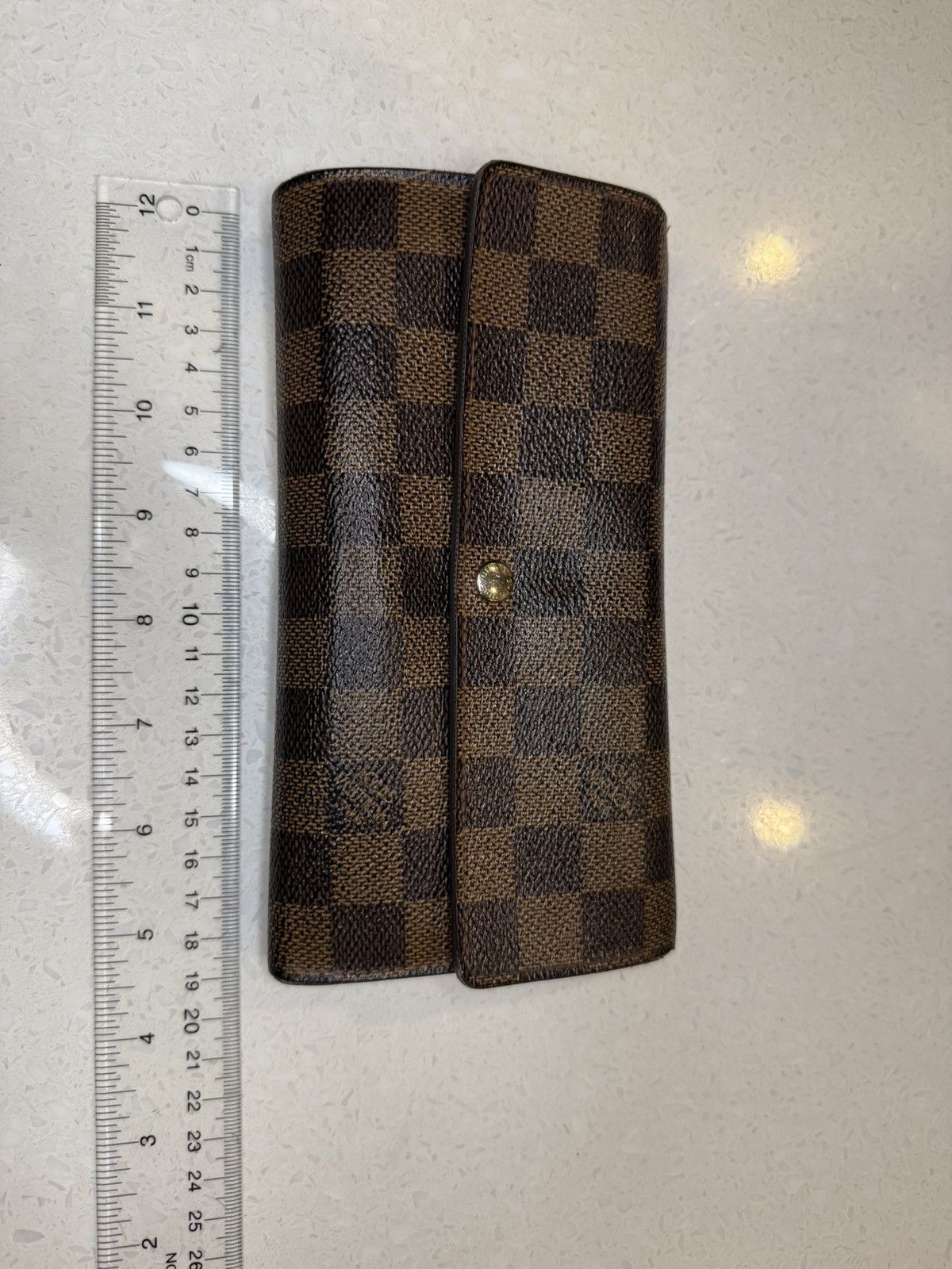 Louis Vuitton Louis Vuitton Damier Ebene Sarah Wallet – Timeless Elegance Size ONE SIZE - 11 Thumbnail