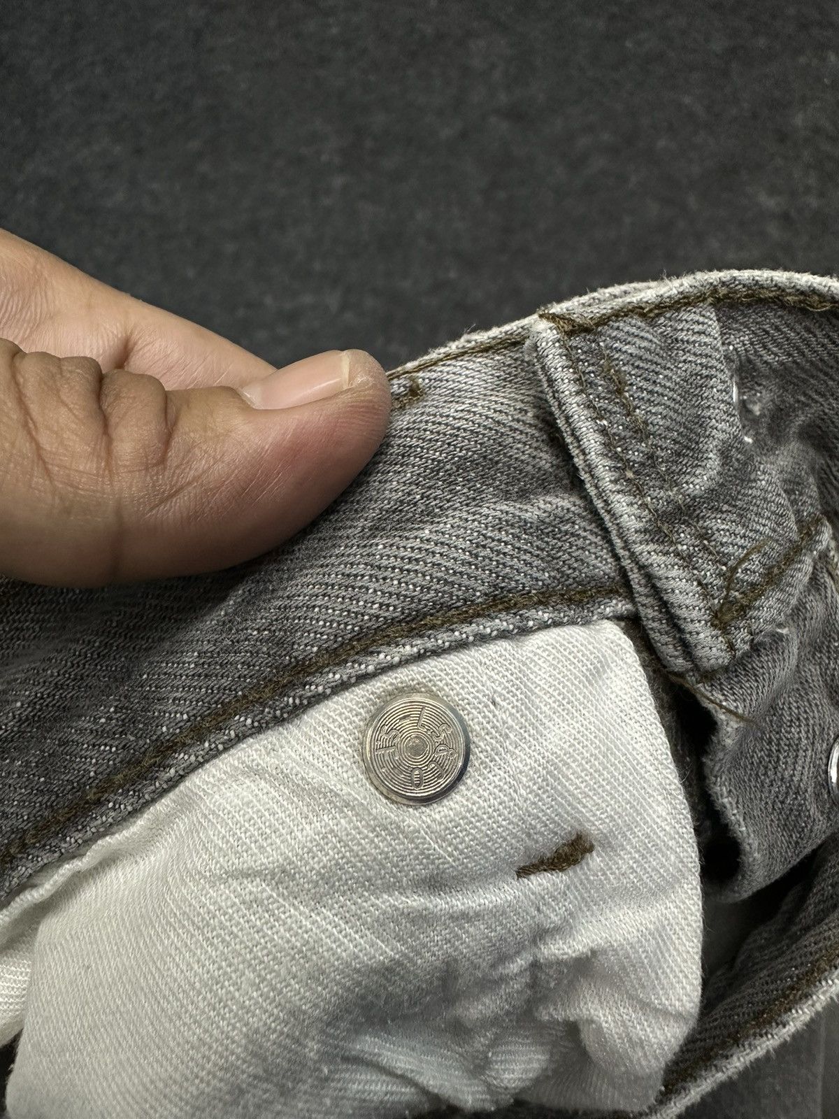 Levi's Vintage 90s Levi’s 501 Usa Grey Faded Denim F35 Size US 30 / EU 46 - 11 Thumbnail