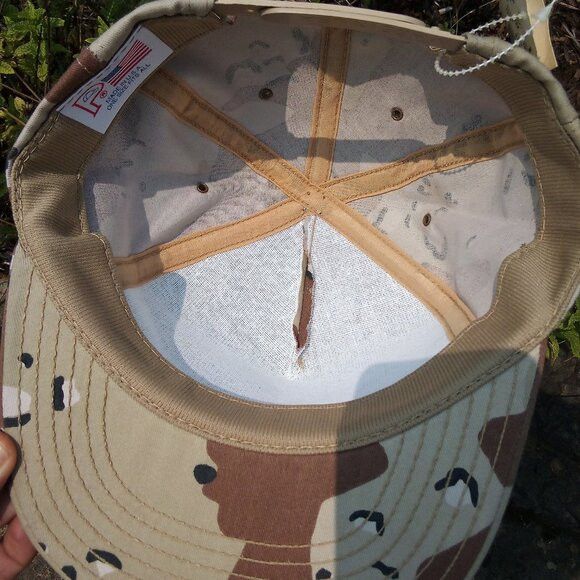 Vintage NWT DS Operation Desert Storm Camouflage Snap Back Hat Size ONE SIZE - 5 Thumbnail