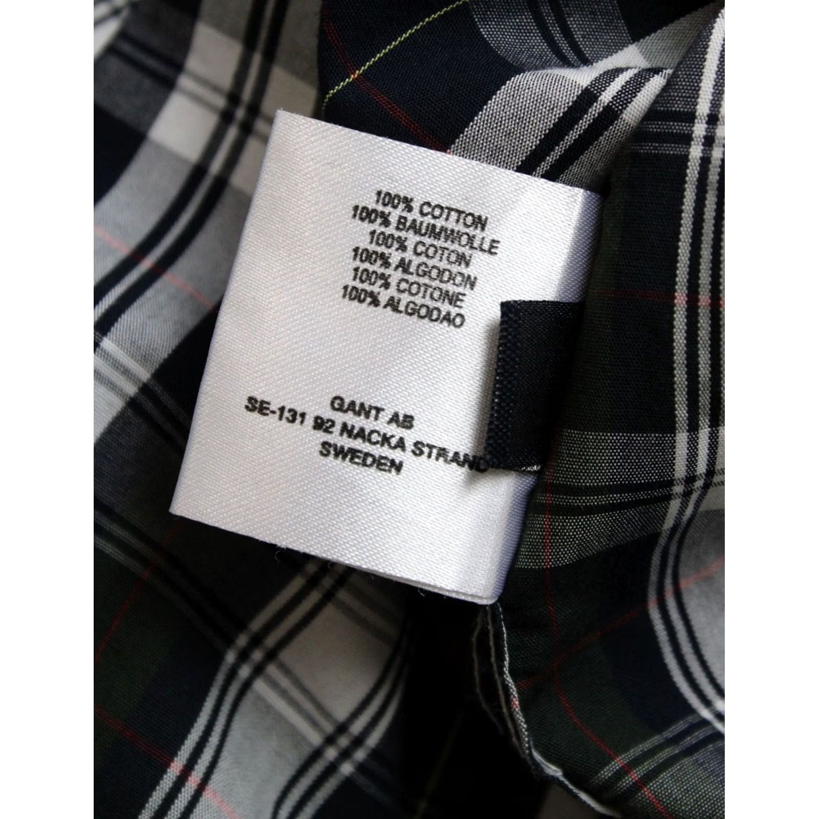 Gant GANT 50's Poplin Fitted Shirt Men XL Casual Plaid Button-Down Shirt Size US XL / EU 56 / 4 - 7 Thumbnail
