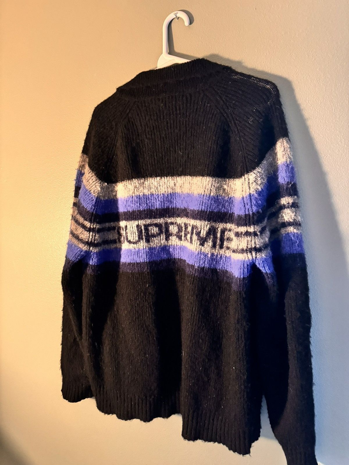 Supreme Brushed wool knit w/ zipper Size US XL / EU 56 / 4 - 8 Thumbnail