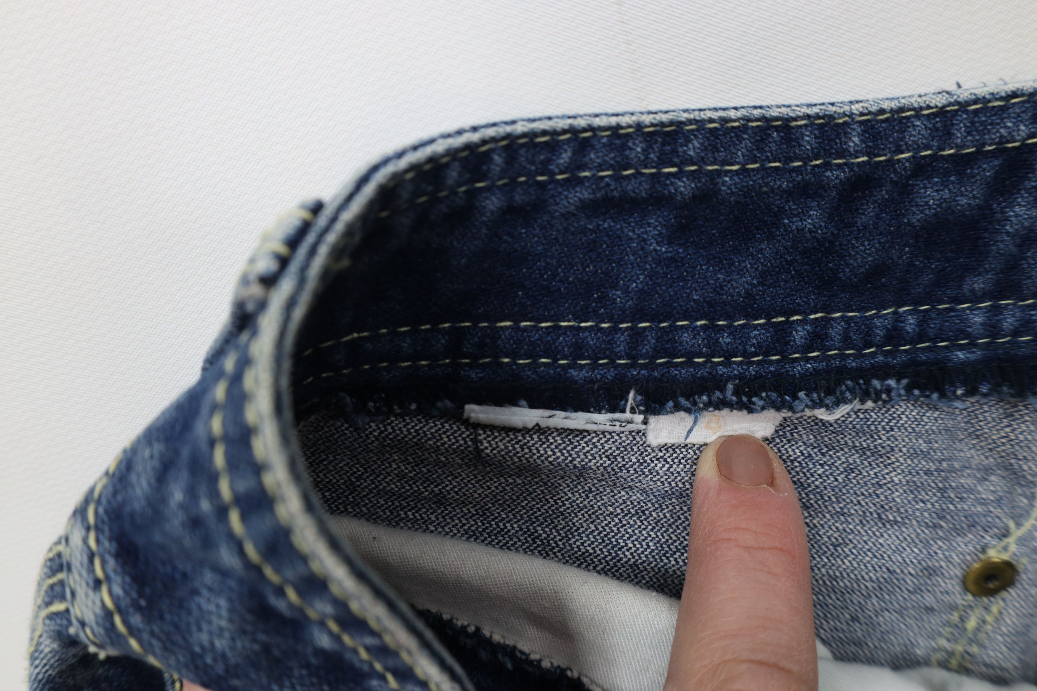 Vintage Vintage 70s 80s Streetwear Straight Leg Denim Jeans Cotton Size 28" / US 6 / IT 42 - 15 Thumbnail