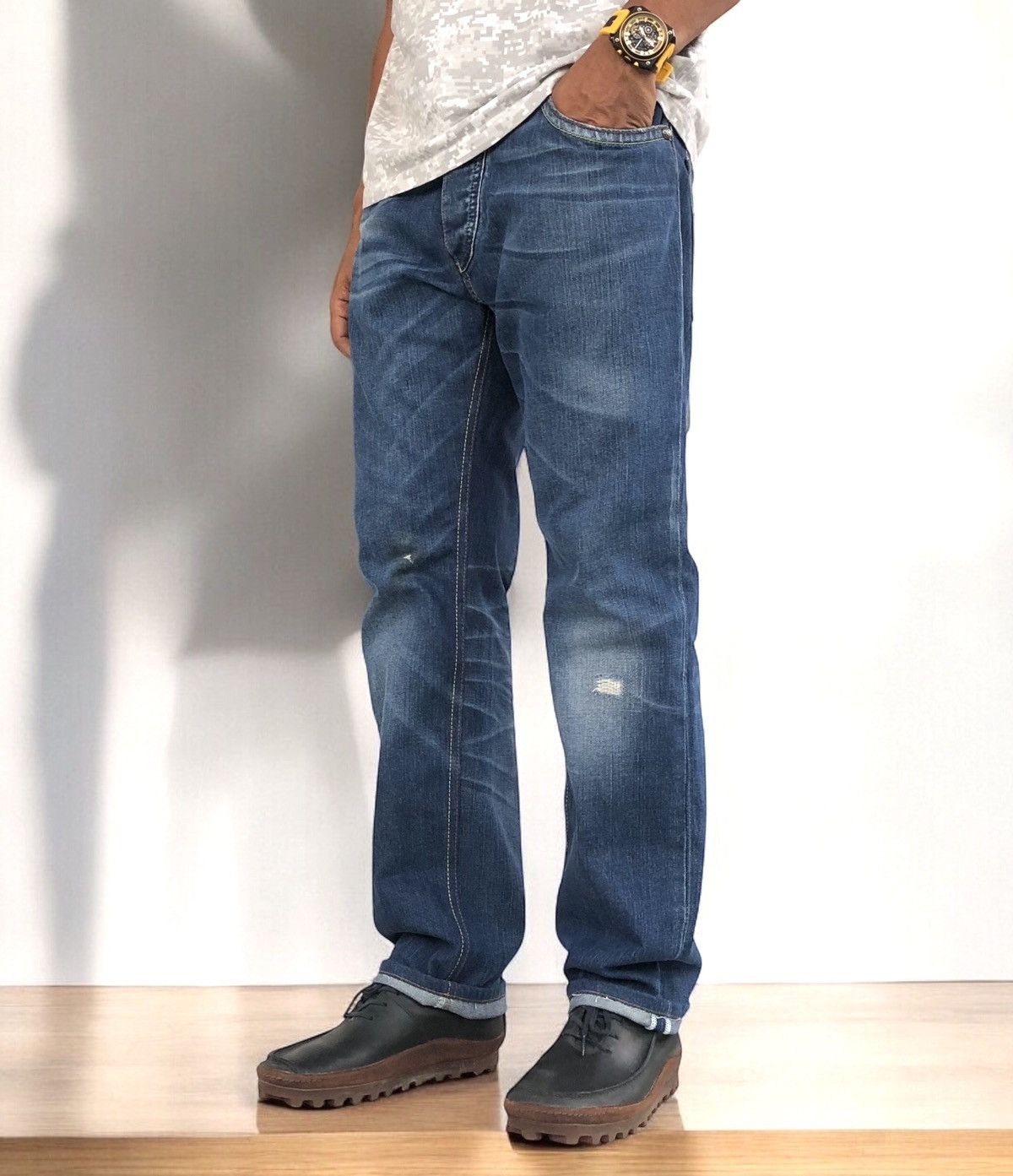 Hugo Boss Hugo Boss Straight Cut Denim Pants Size US 34 / EU 50 - 3 Thumbnail