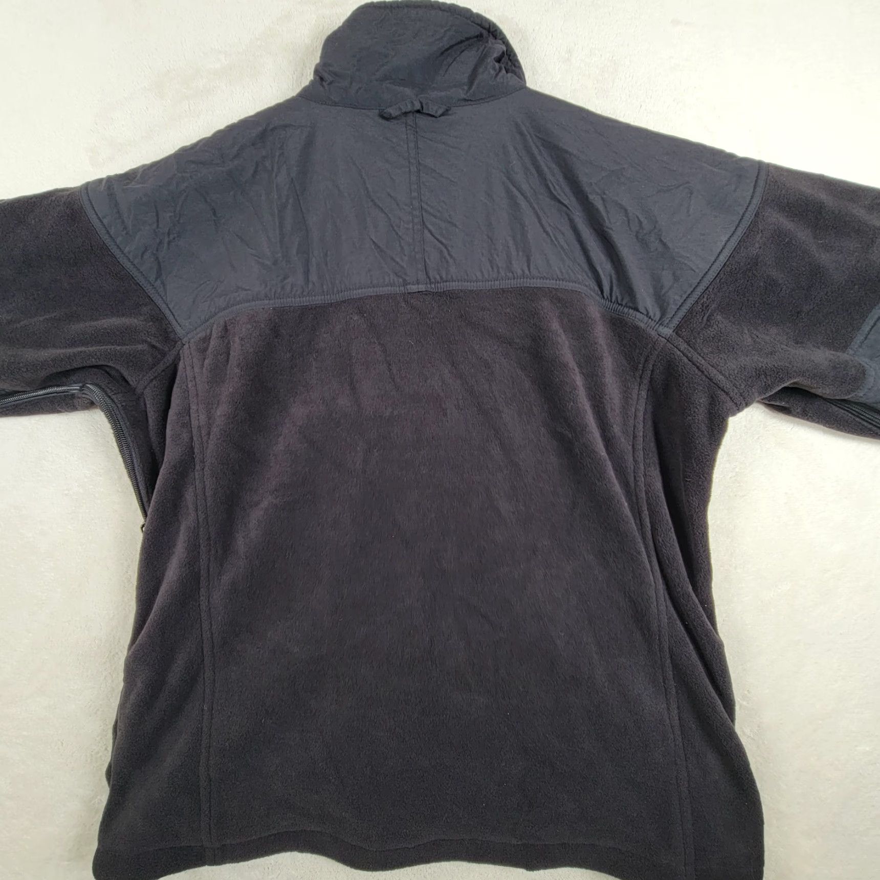 Vintage Columbia Jacket Womens Fleece Full Zip Size L Black Gray Updated N/A Size L / US 10 / IT 46 - 3 Thumbnail