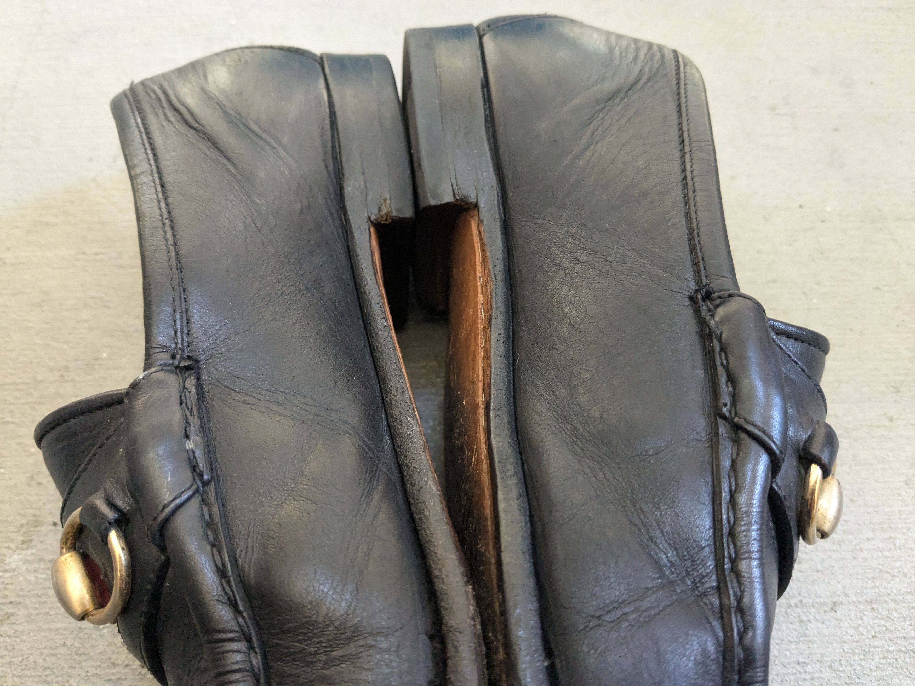 Gucci Gucci Jordaan Horsebit Loafers Black 10 Leather Mules Size US 10 / EU 43 - 13 Thumbnail
