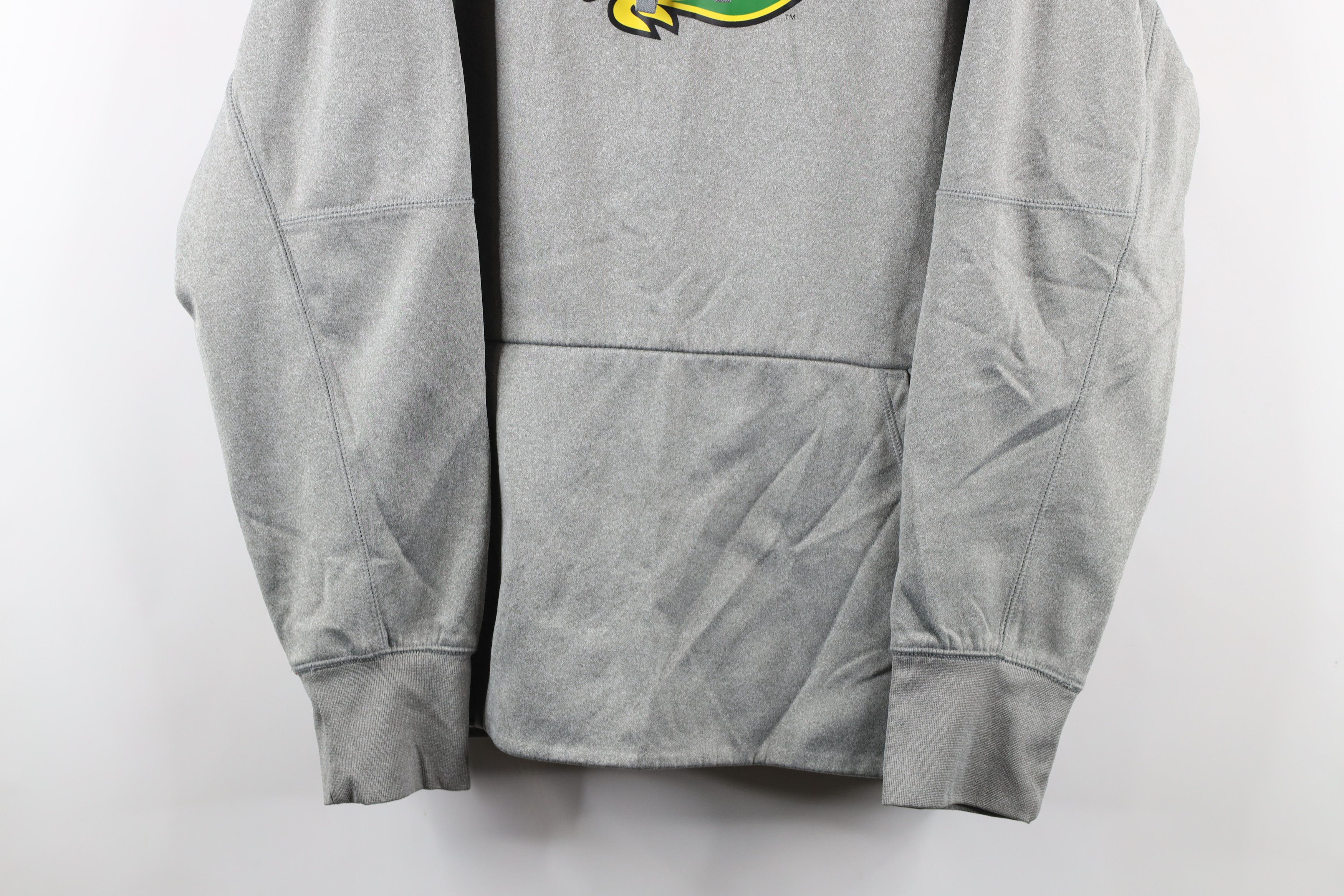 Nike × Vintage Nike of Oregon Ducks Hoodie Sweatshirt Heather Gray Size ONE SIZE - 3 Thumbnail