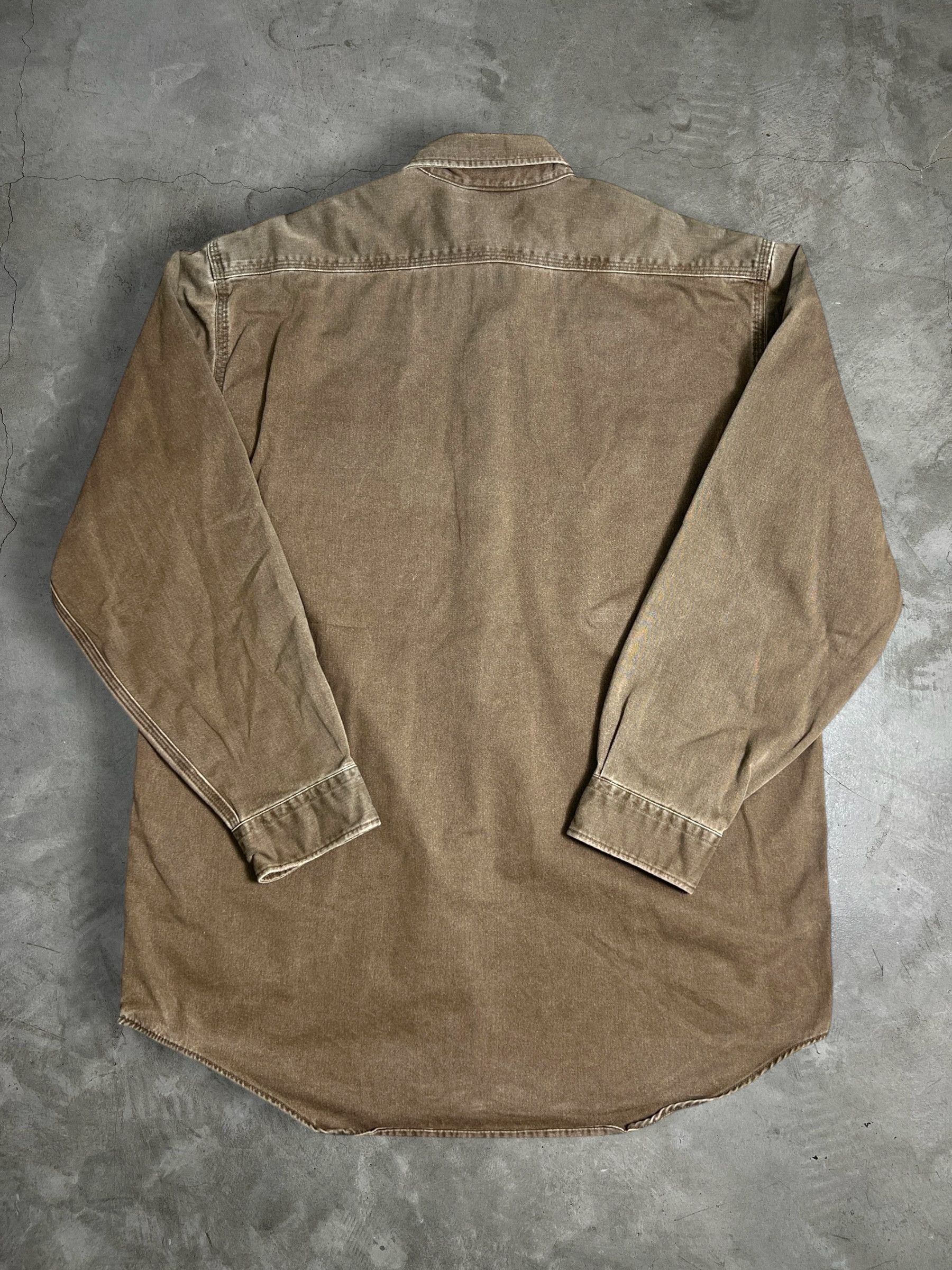 Carhartt Vintage CARHARTT Embroidery Logo Button Up Shirt JKA087 Size US L / EU 52-54 / 3 - 10 Thumbnail