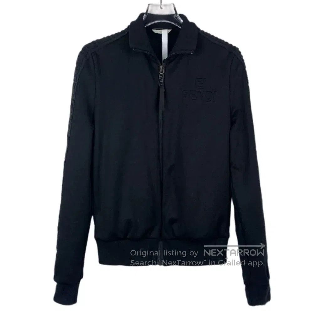 Fendi fendi black logo zip sports jacket. Size US M / EU 48-50 / 2 - 1 Thumbnail