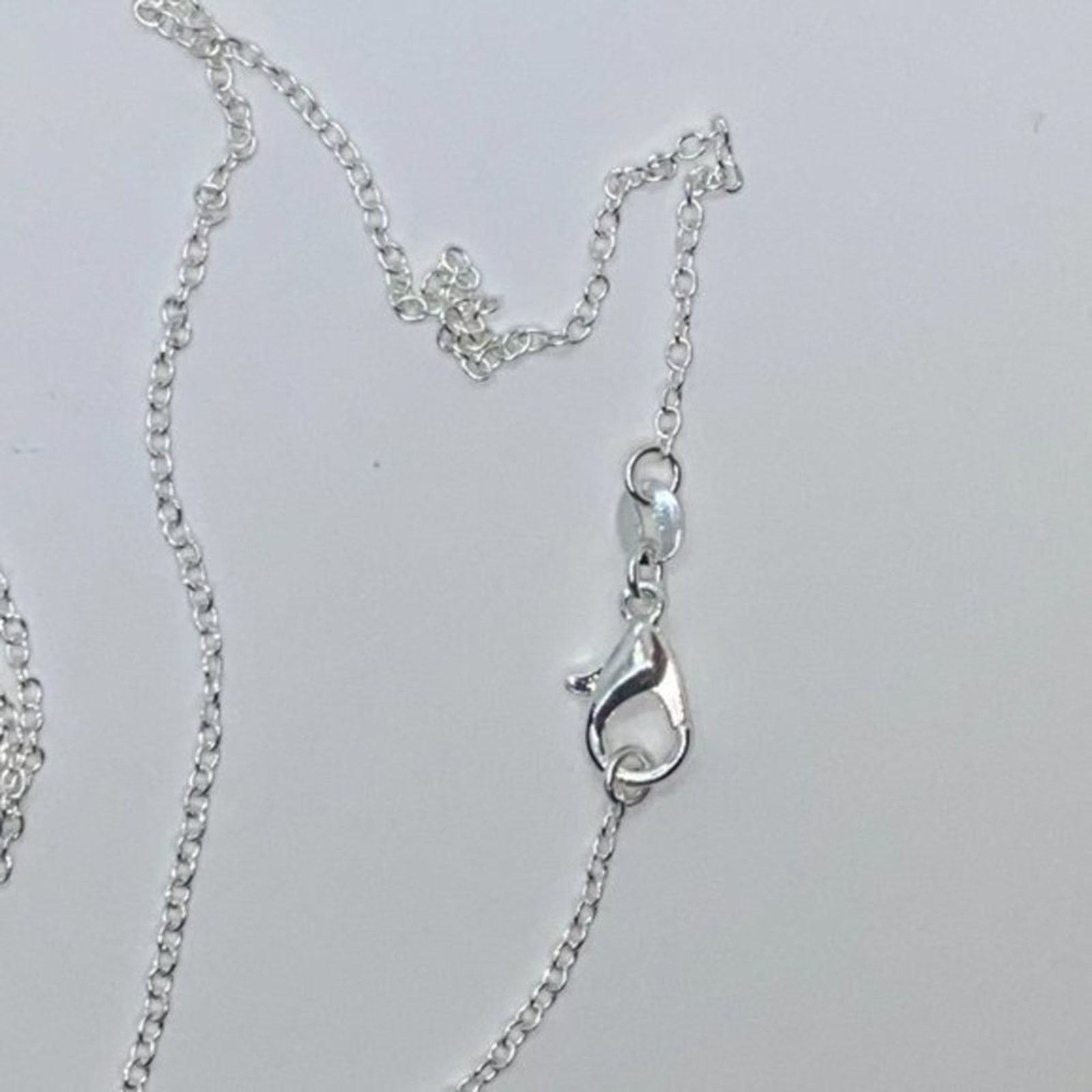 Handmade Silver-Tone Clear Textured Rhinestone Necklace Size ONE SIZE - 5 Thumbnail
