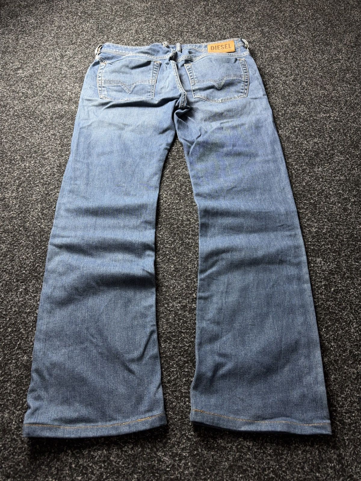Diesel Vintage Luxury 00s Diesel Distressed Zatiny Jeans Y2K Denim Size US 33 - 15 Thumbnail