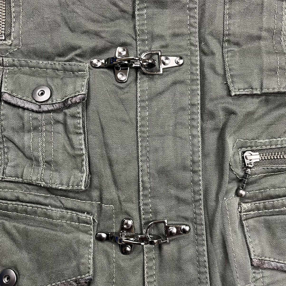 Le Grande Bleu (L.G.B.) Nicole club for men multi pocket cargo fireman clasp jacket Size US M / EU 48-50 / 2 - 6 Thumbnail