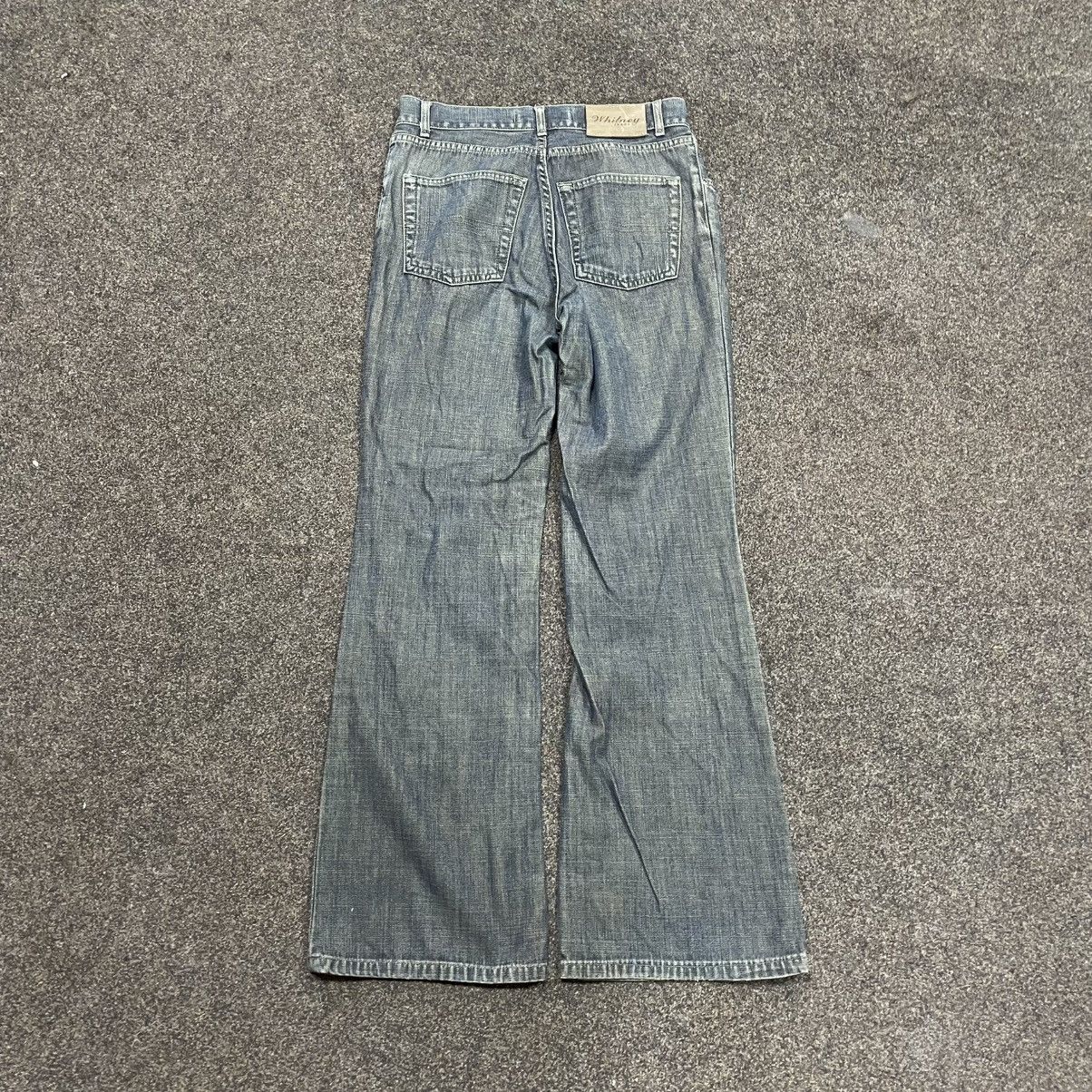 Vintage Vintage Y2K Baggy Wide Leg Faded Jeans Skater Logo 29 Size US 29 - 2 Thumbnail