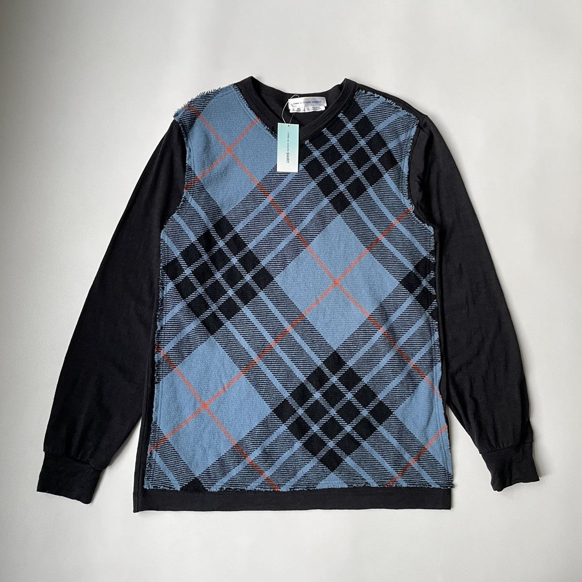 Comme des Garcons ‘Raw Edge Tartan Check’ Wool Sweater Size US L / EU 52-54 / 3 - 15 Thumbnail