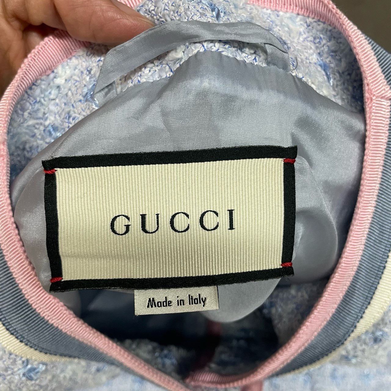 Gucci Gucci Blue gold buckle fragrance cardigan sweater 2501-Next Size US S / EU 44-46 / 1 - 7 Thumbnail