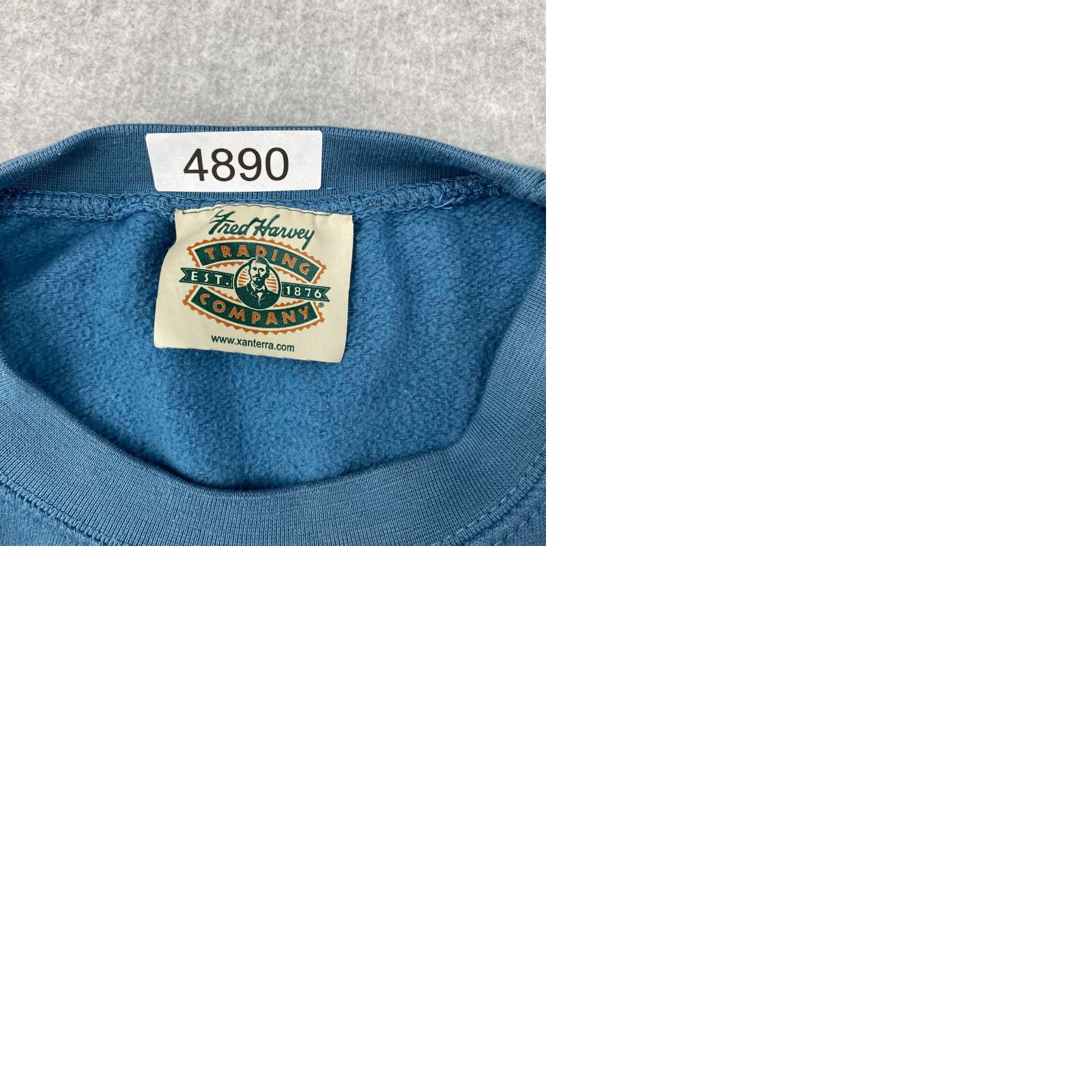 Vintage Fred Harvey Trading Co Sweatshirt Mens M Teal Grand Canyon National Park Size US M / EU 48-50 / 2 - 9 Thumbnail