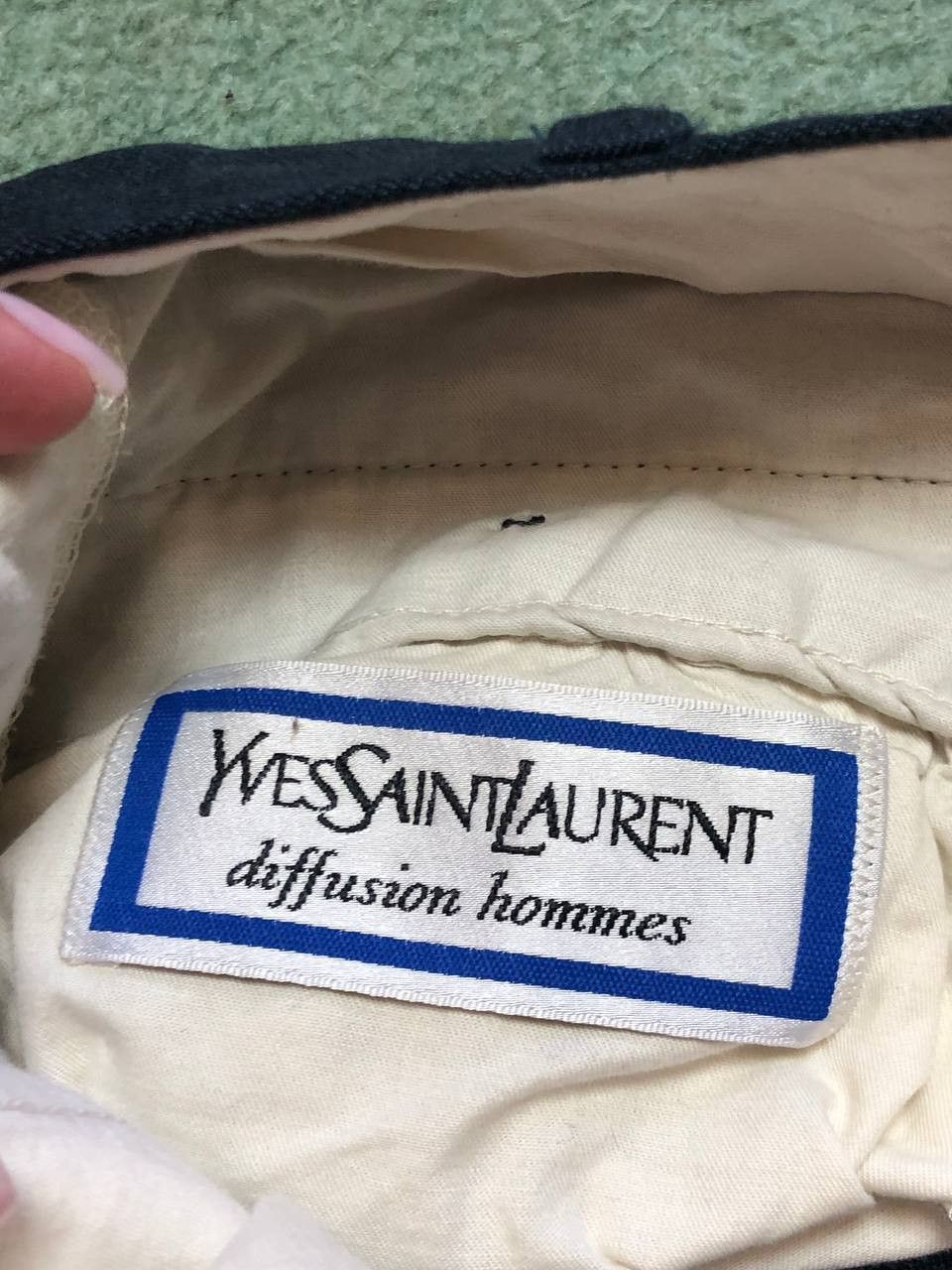 Yves Saint Laurent YVES SAINT LAURENT Men’s Vintage Pants Casual Everyday Fit Size US 31 - 2 Thumbnail