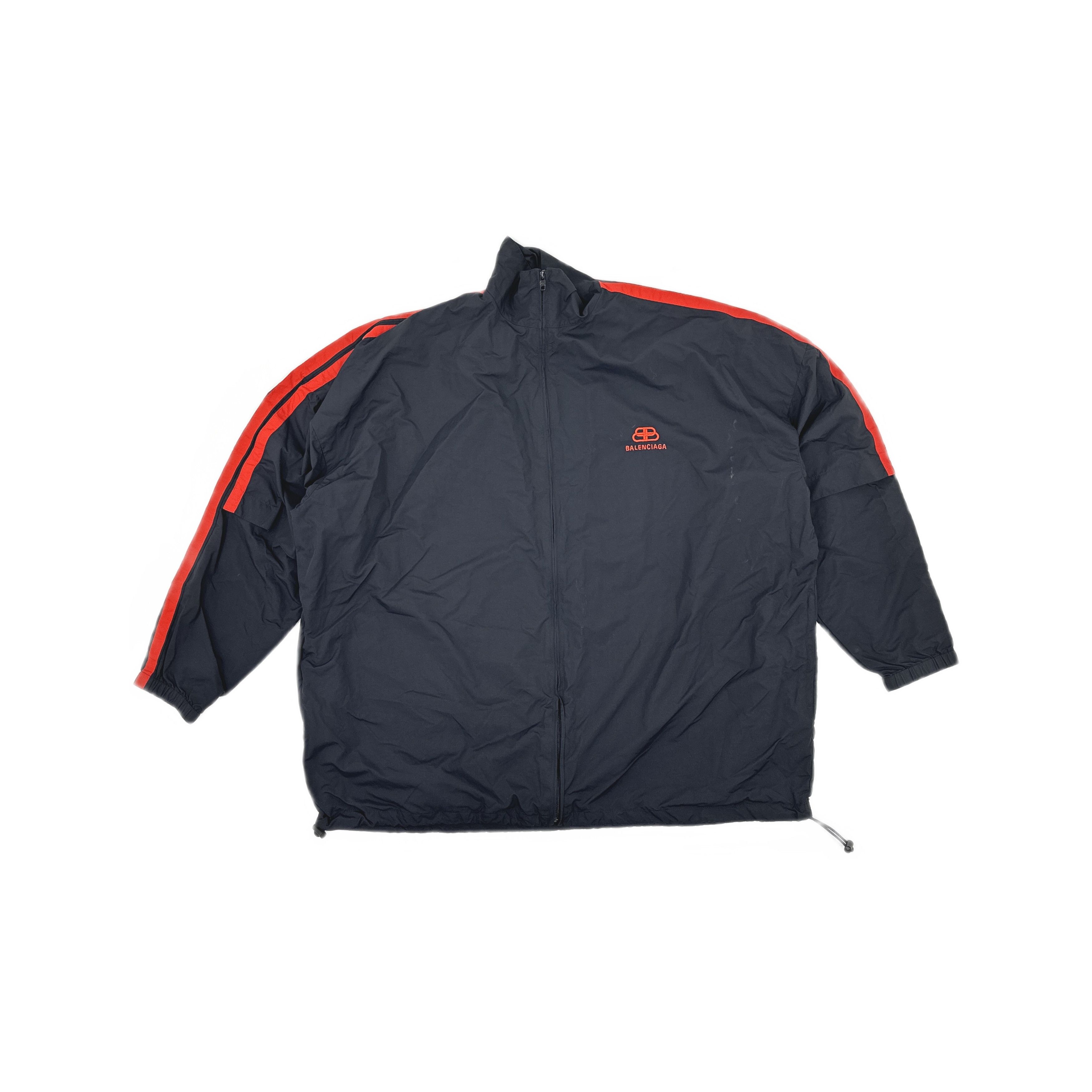 Balenciaga Balenciaga Men's Black Soccer Paris Track Jacket Size