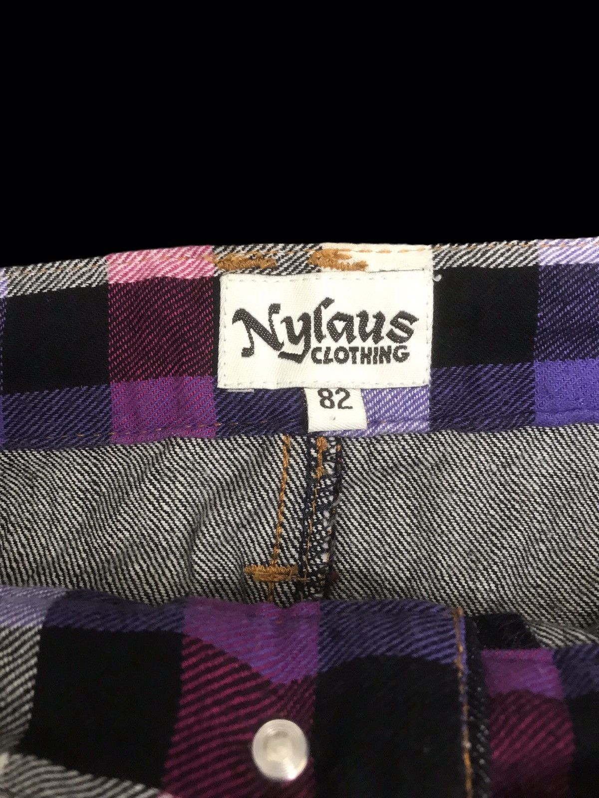 Japanese Brand × Seditionaries 💥DOUBLE WAIST💥RARE NYLAUS ZIPPER DOUBLE WAIST DENIM F430 Size US 32 / EU 48 - 10 Thumbnail