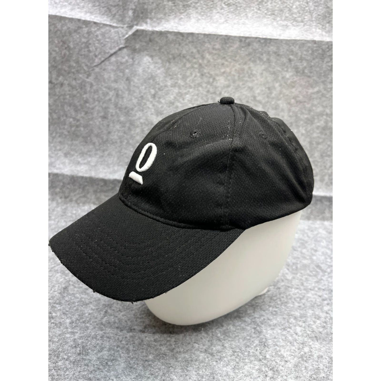Logo 7 Sport-Tek Hat Cap Adjustable One Size Black Adult Baseball Cap Size ONE SIZE - 4 Thumbnail