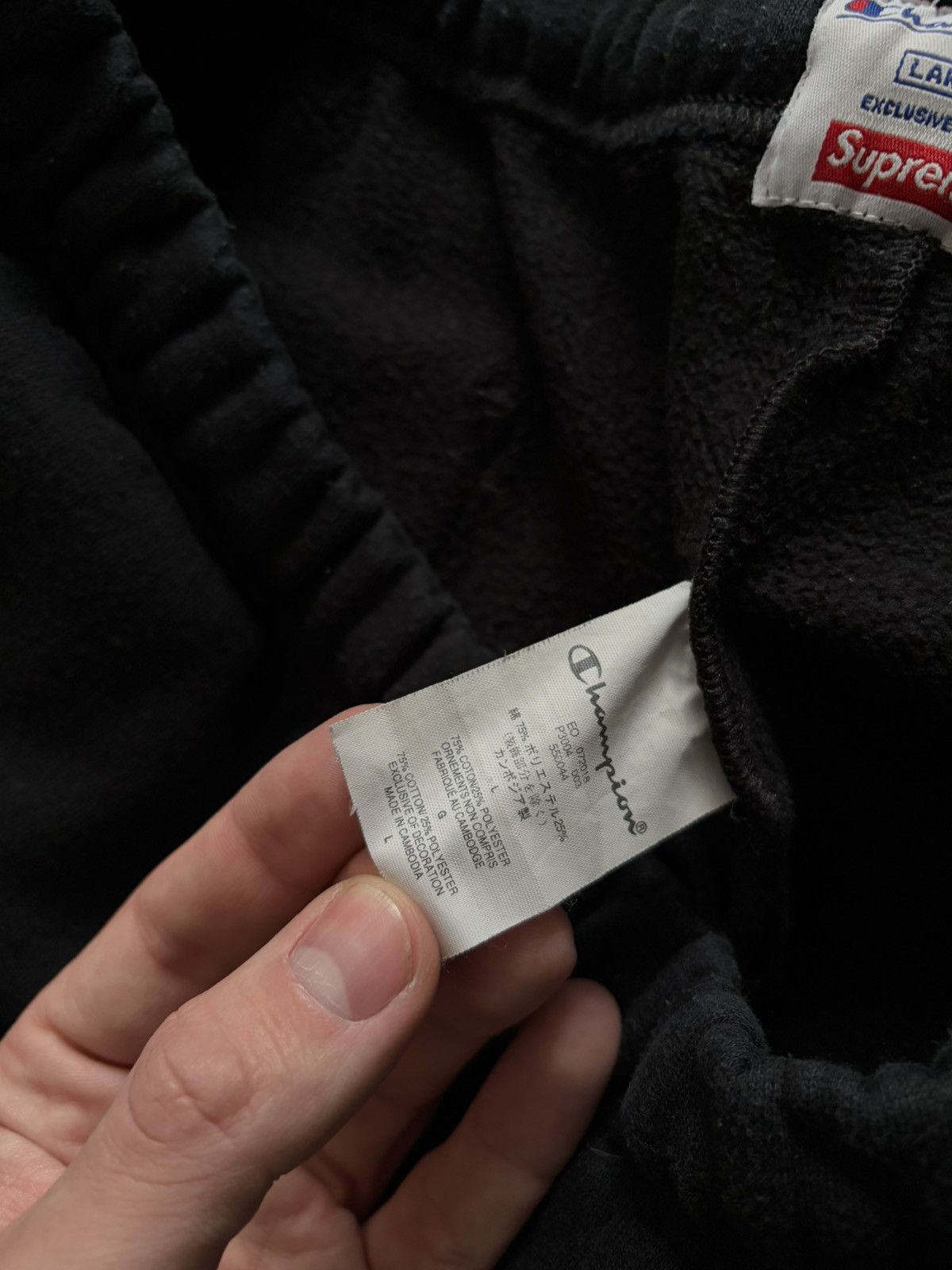 Champion × Supreme Supreme x Champion black sweatpants Size US 36 / EU 52 - 5 Thumbnail