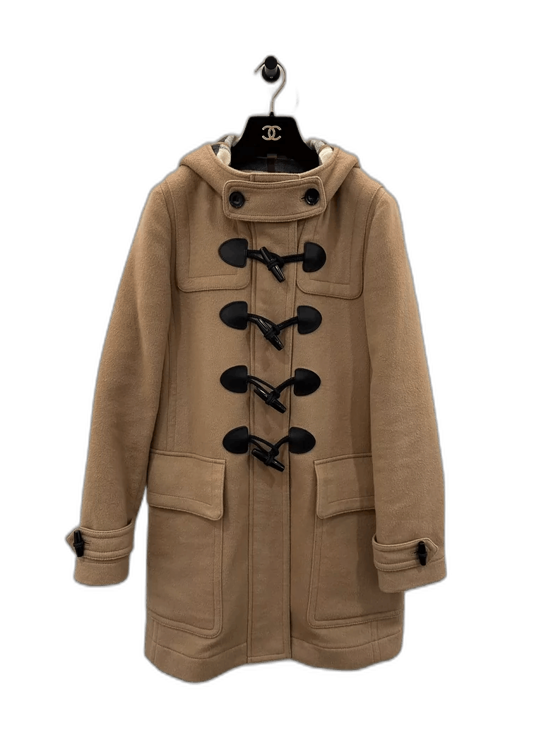 Burberry Burberry Brown Wool Hooded Coat Size UK8 Size US S / EU 44-46 / 1 - 1 Thumbnail