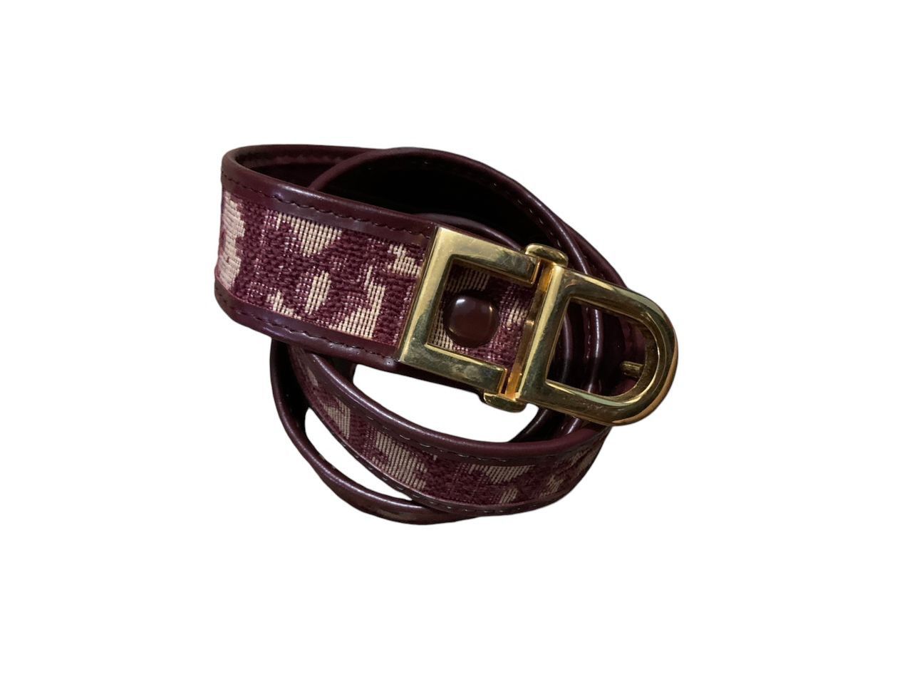 Christian Dior Monsieur christian dior vintage burgundy/ beigesignature monogram Size ONE SIZE - 1 Thumbnail