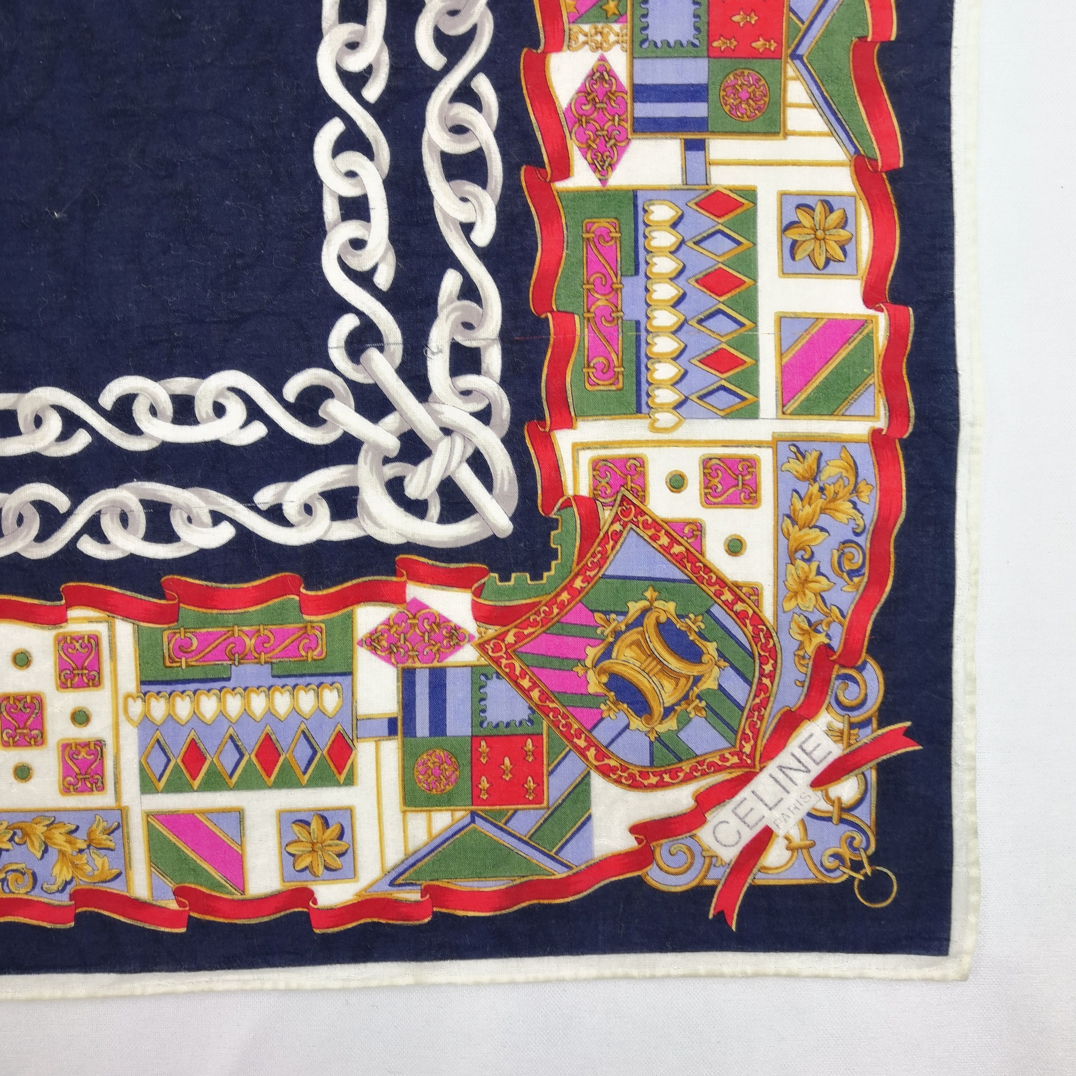 Celine Vintage Celine Handkerchief Neckerchief Bandana Size ONE SIZE - 3 Thumbnail