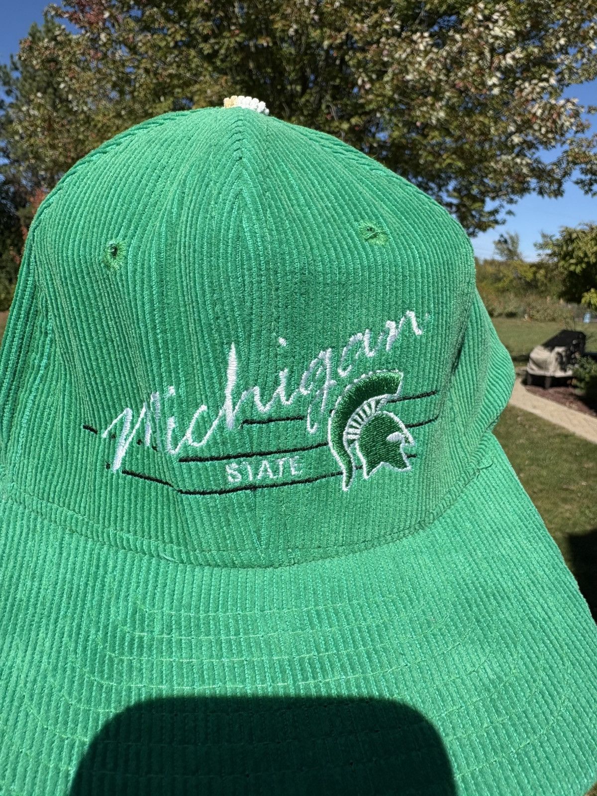 Other Michigan State Spartans MSU Rage Vintage 70s Corduroy Hat Size ONE SIZE - 3 Thumbnail