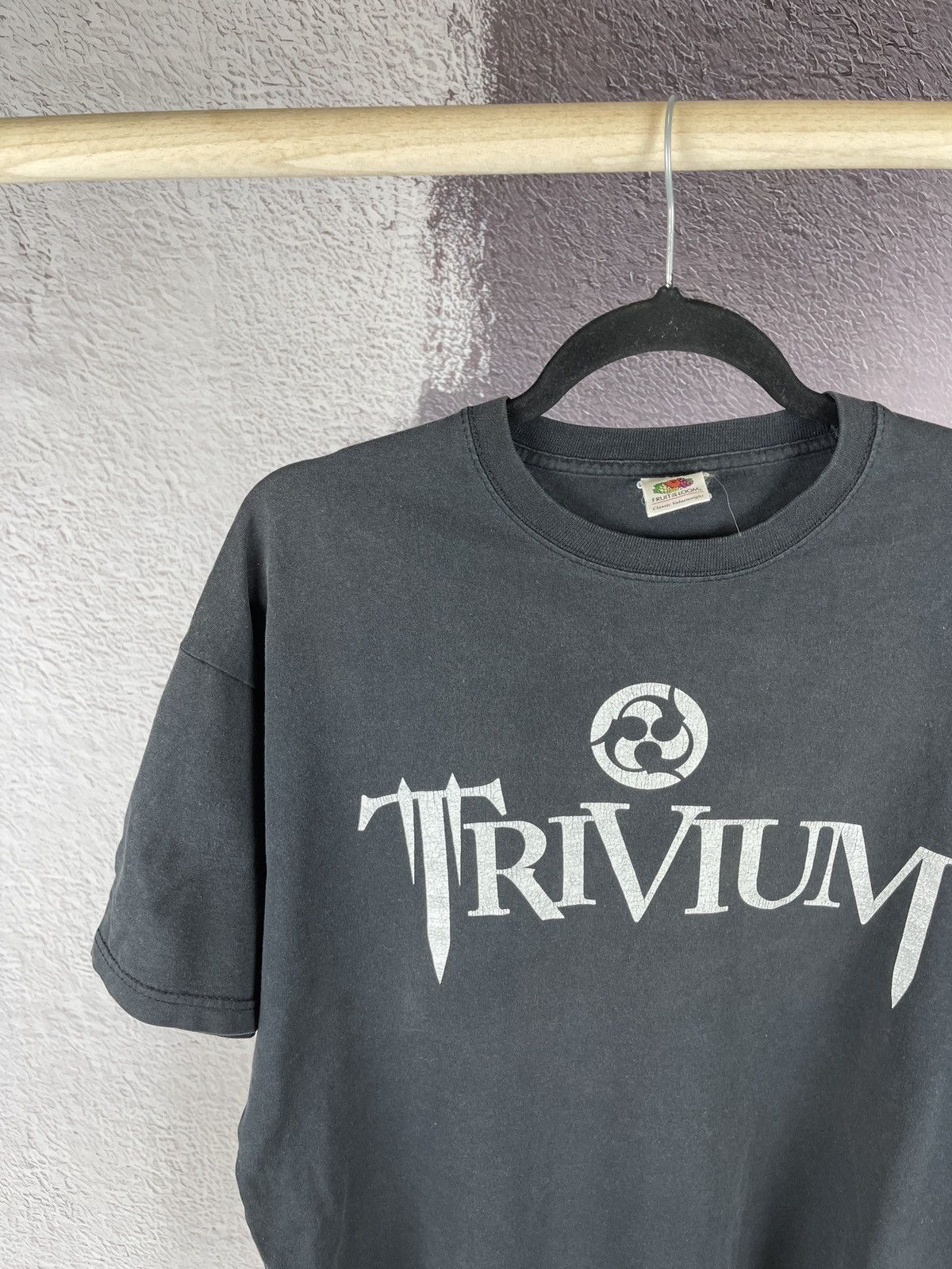 Band Tees FotL Trivium vintage y2k European tour tee shirt rare Size US L / EU 52-54 / 3 - 4 Thumbnail