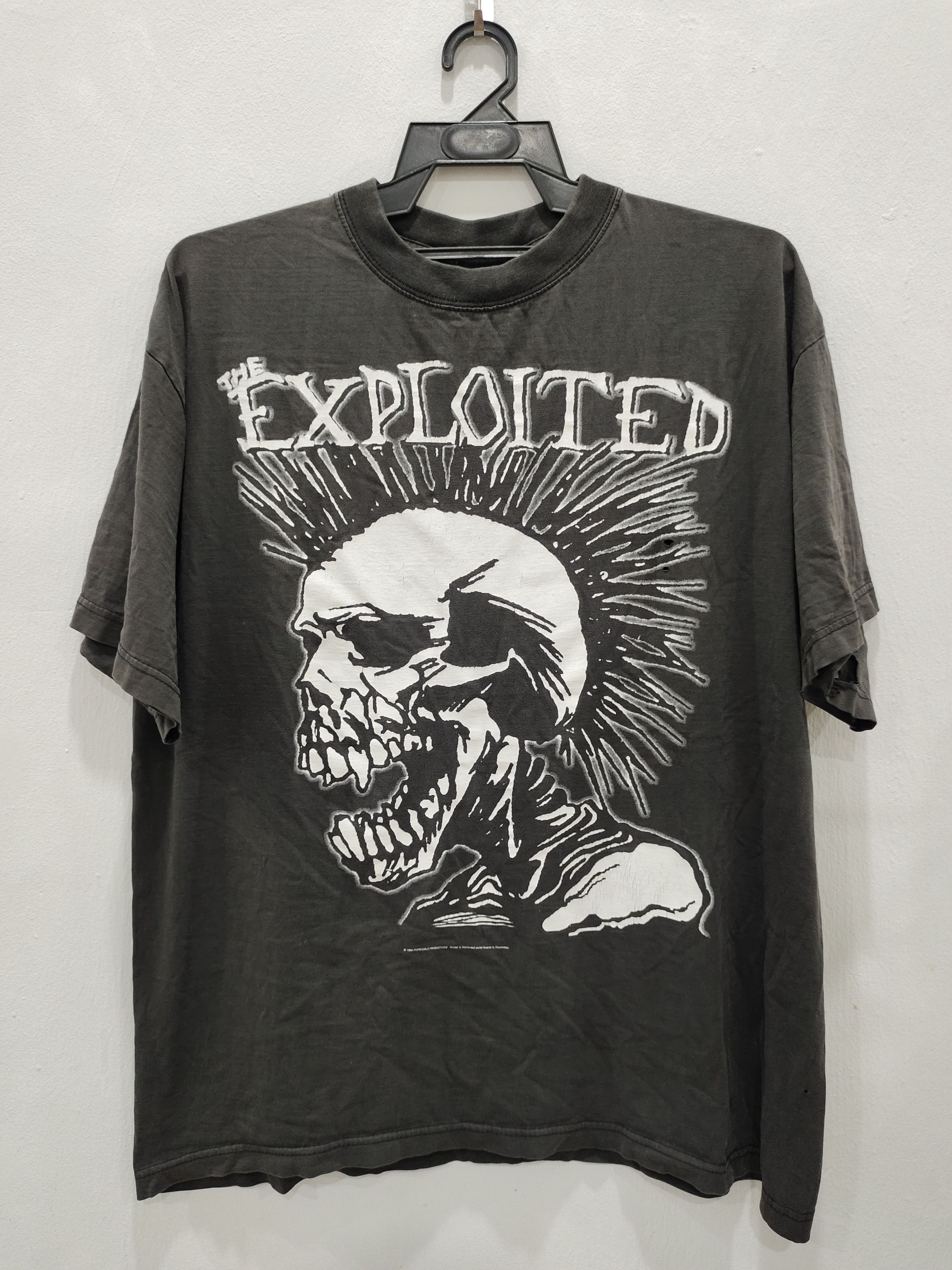 Band Tees Vintage 90s The Exploited Punk Band Distressed Tees Size US XL / EU 56 / 4 - 1 Thumbnail