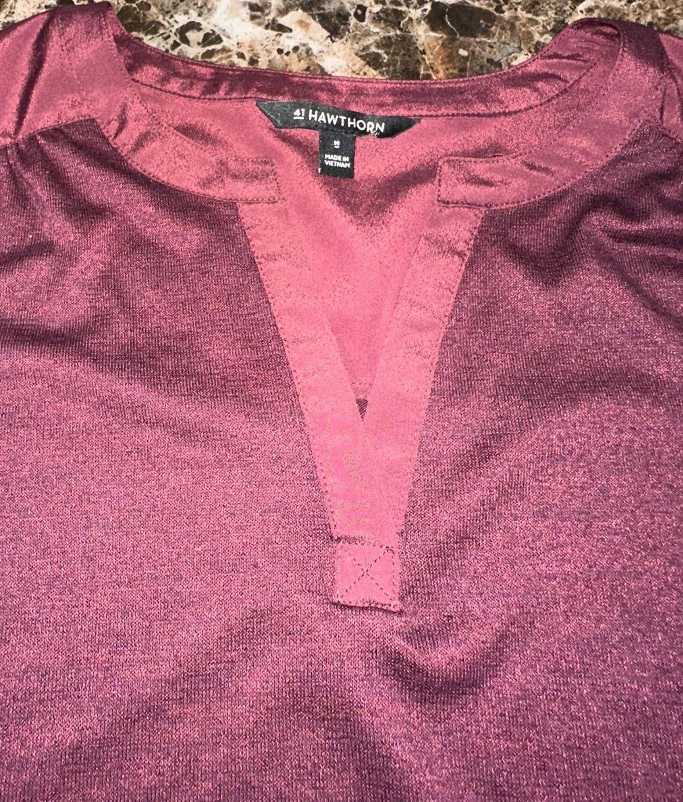 The Unbranded Brand Burgundy sleeveless blouse M Size M / US 6-8 / IT 42-44 - 4 Thumbnail