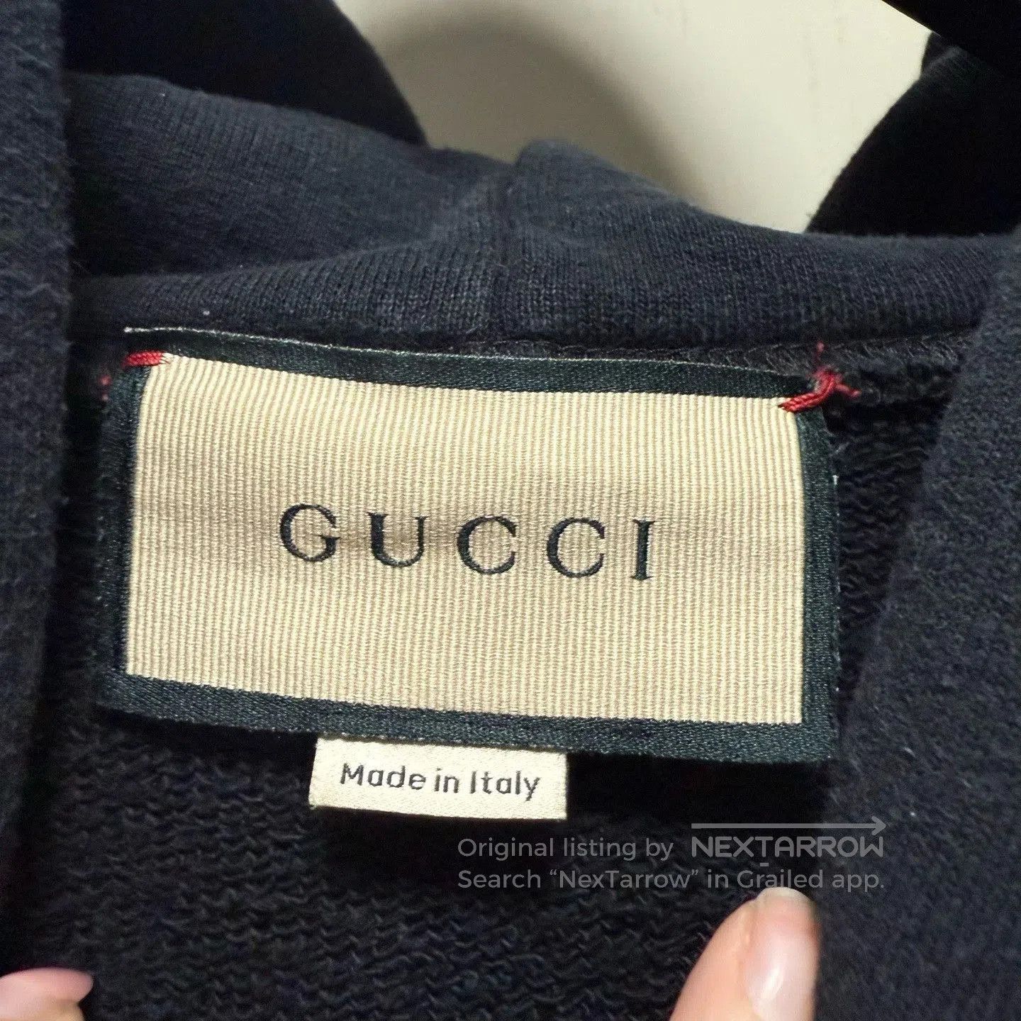 Gucci Gucci Letter Logo Back Print Hoodie. Size US M / EU 48-50 / 2 - 2 Thumbnail
