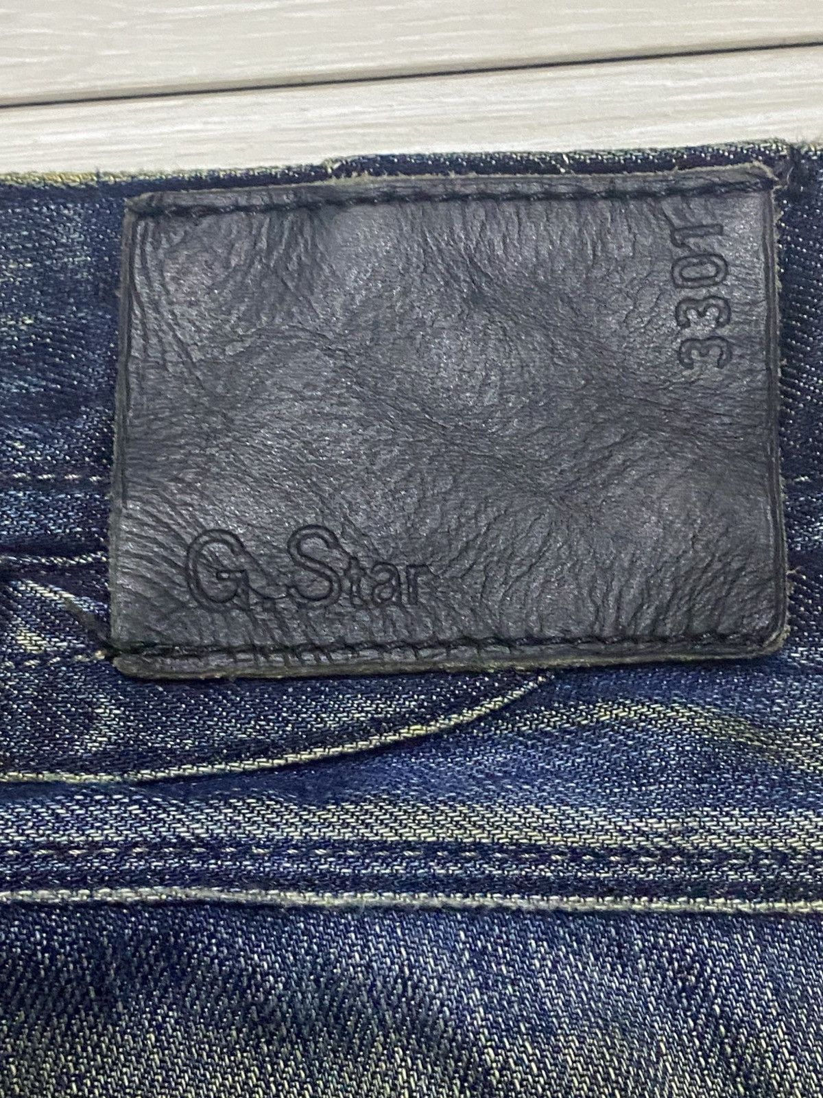 G-Star × Marc Newson G Star 33/01 Mud Wash Buckle Back Double Knee Loose Jeans Size US 33 - 19 Thumbnail