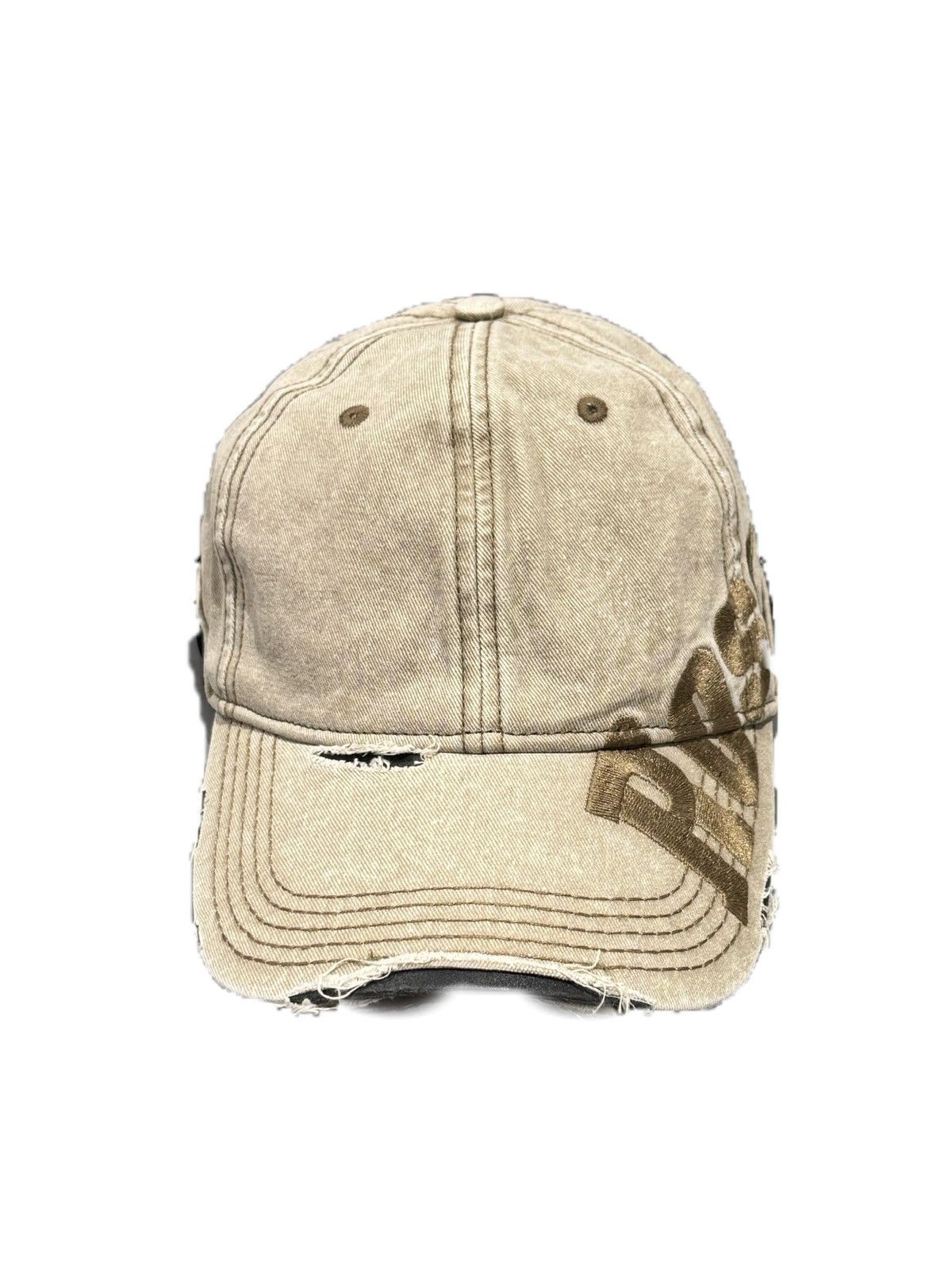 Martine Rose New AW24 Martine Rose Distressed Roll Back Cap Paint 