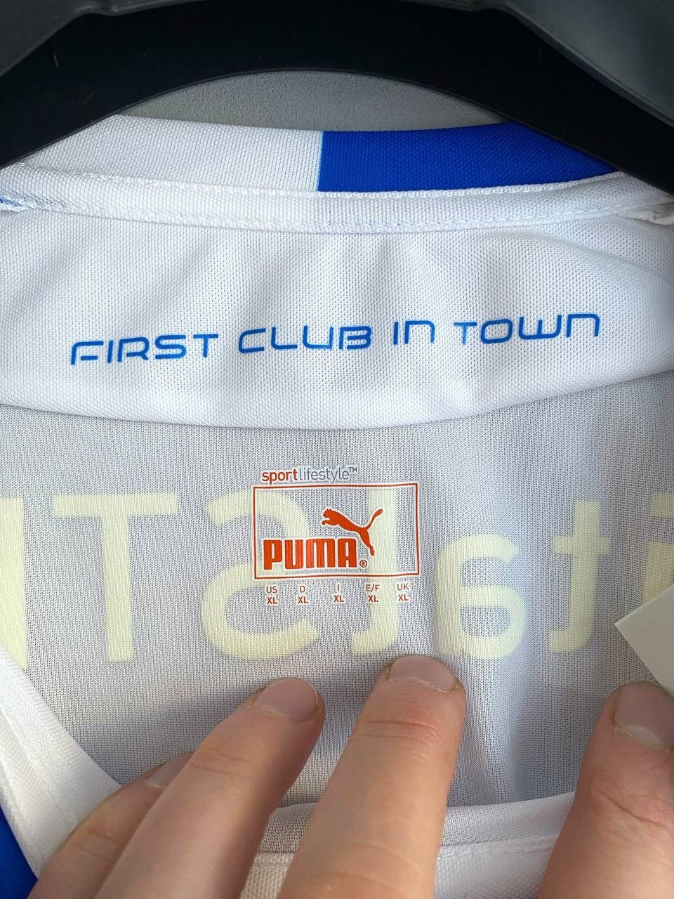Puma Grasshopper Zurich 2013/14 Home Soccer Jersey Autograph Team Size US XL / EU 56 / 4 - 20 Thumbnail