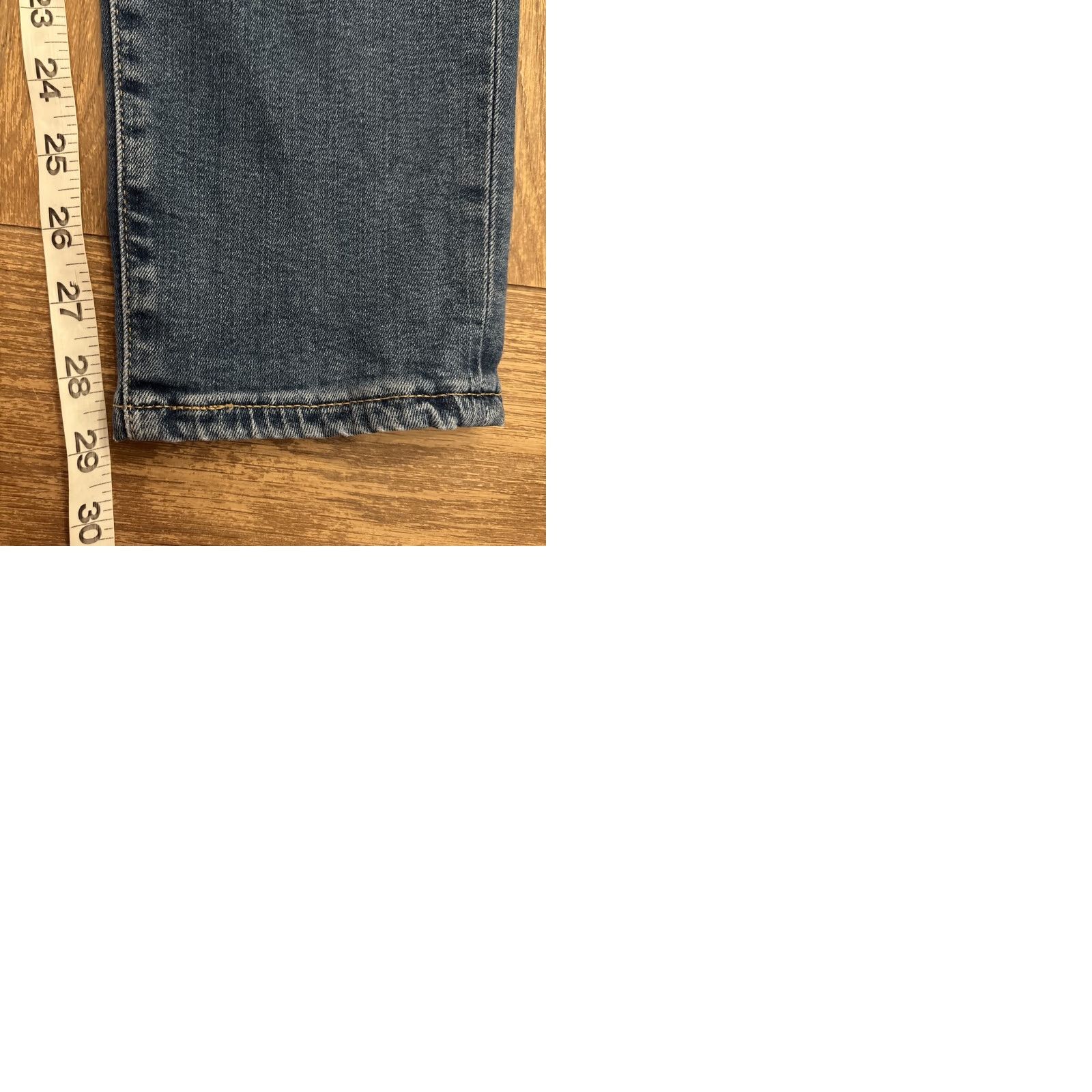Levi's Levi's 721 High Rise Skinny Jeans Medium Wash Blue Womens Size 32 Big E Size 24" / US 00 / IT 34 - 9 Thumbnail