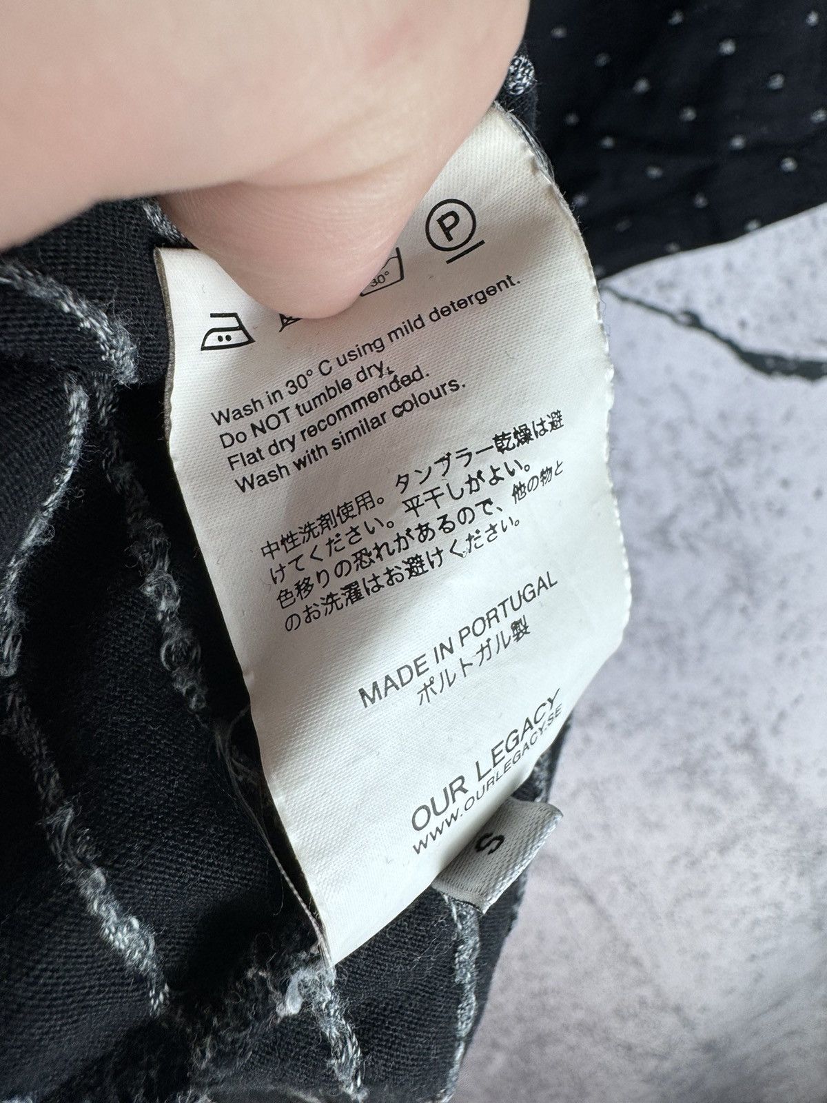 Our Legacy AW15 - B/W Jacquard s dot Size US S / EU 44-46 / 1 - 6 Thumbnail