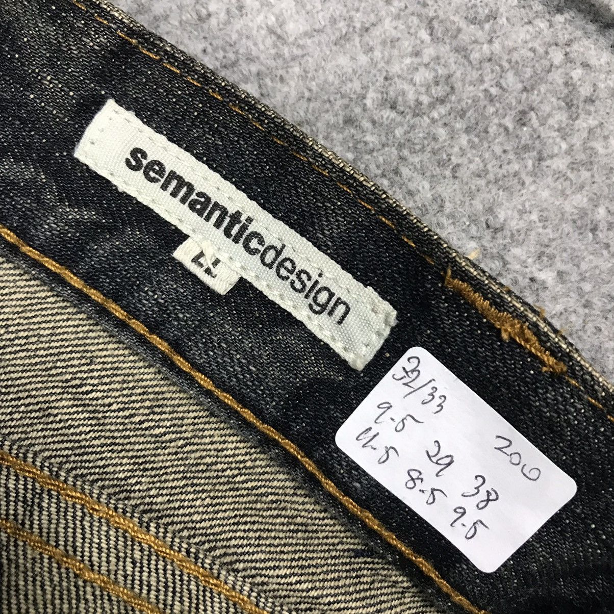 Japanese Brand × Le Grande Bleu (L.G.B.) DISTRESSED STYLE FLARE JENAS SEMANTICDESIGN BOOT CUT PANTS Size US 33 - 18 Thumbnail