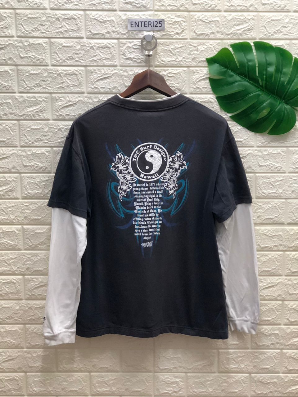 VINTAGE🔥🔥T&C LIVE LIKE THIS IN HAWAII POEM STYLE BIG PRINT