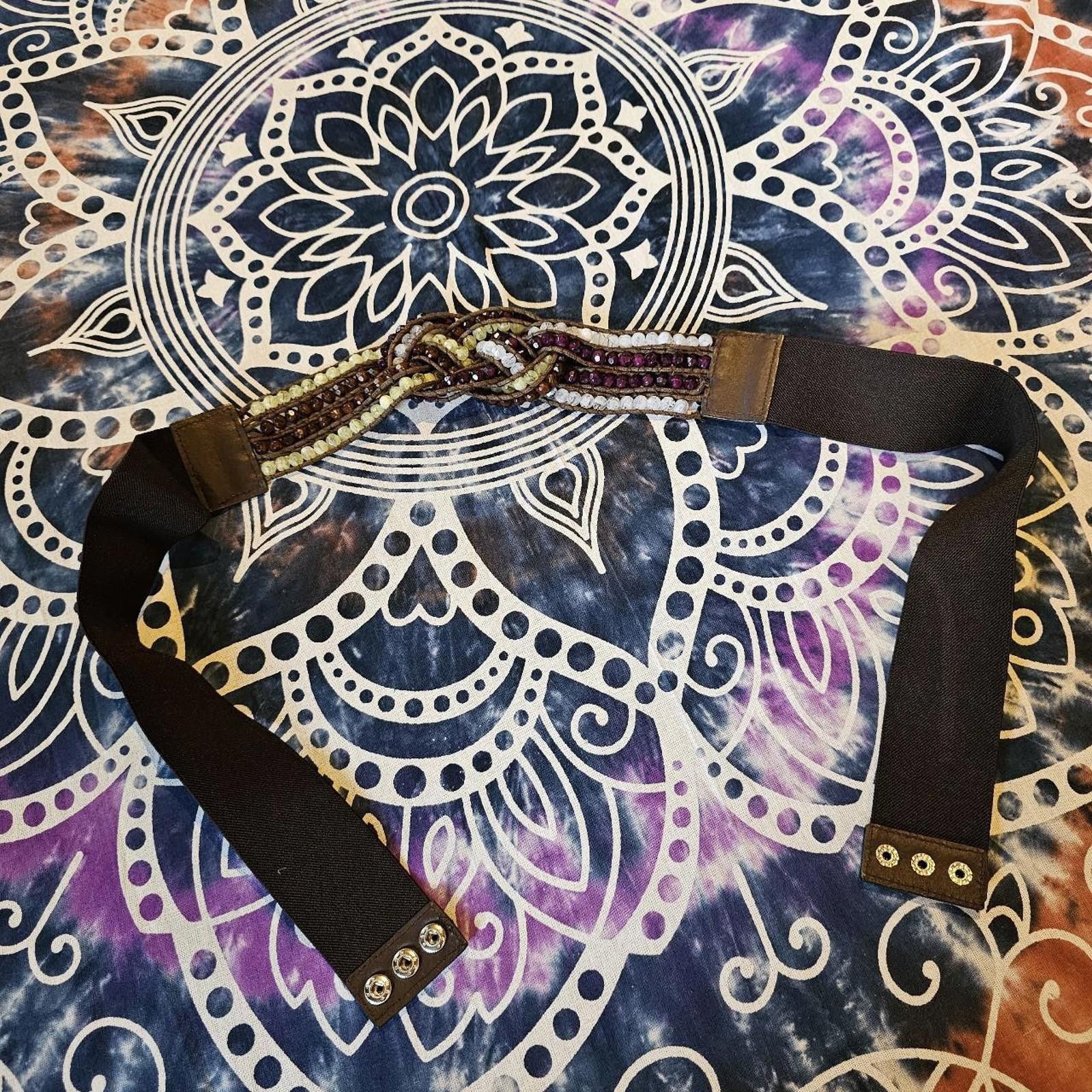 Designer Women's Beaded XL Belt Size ONE SIZE - 8 Thumbnail