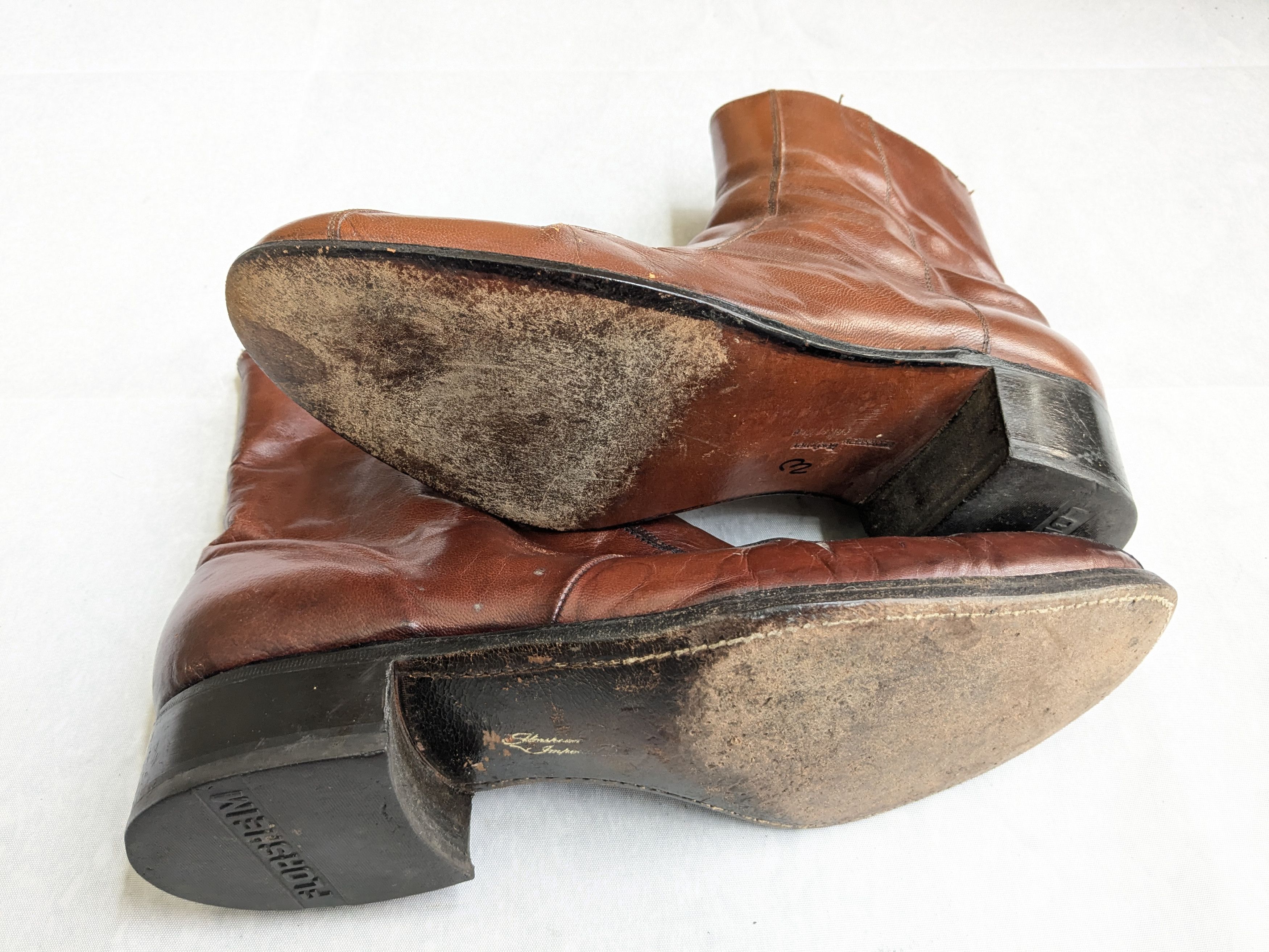 Florsheim Florsheim Side Zip Boots Brown Leather 10.5 D Size US 10.5 / EU 43-44 - 9 Thumbnail