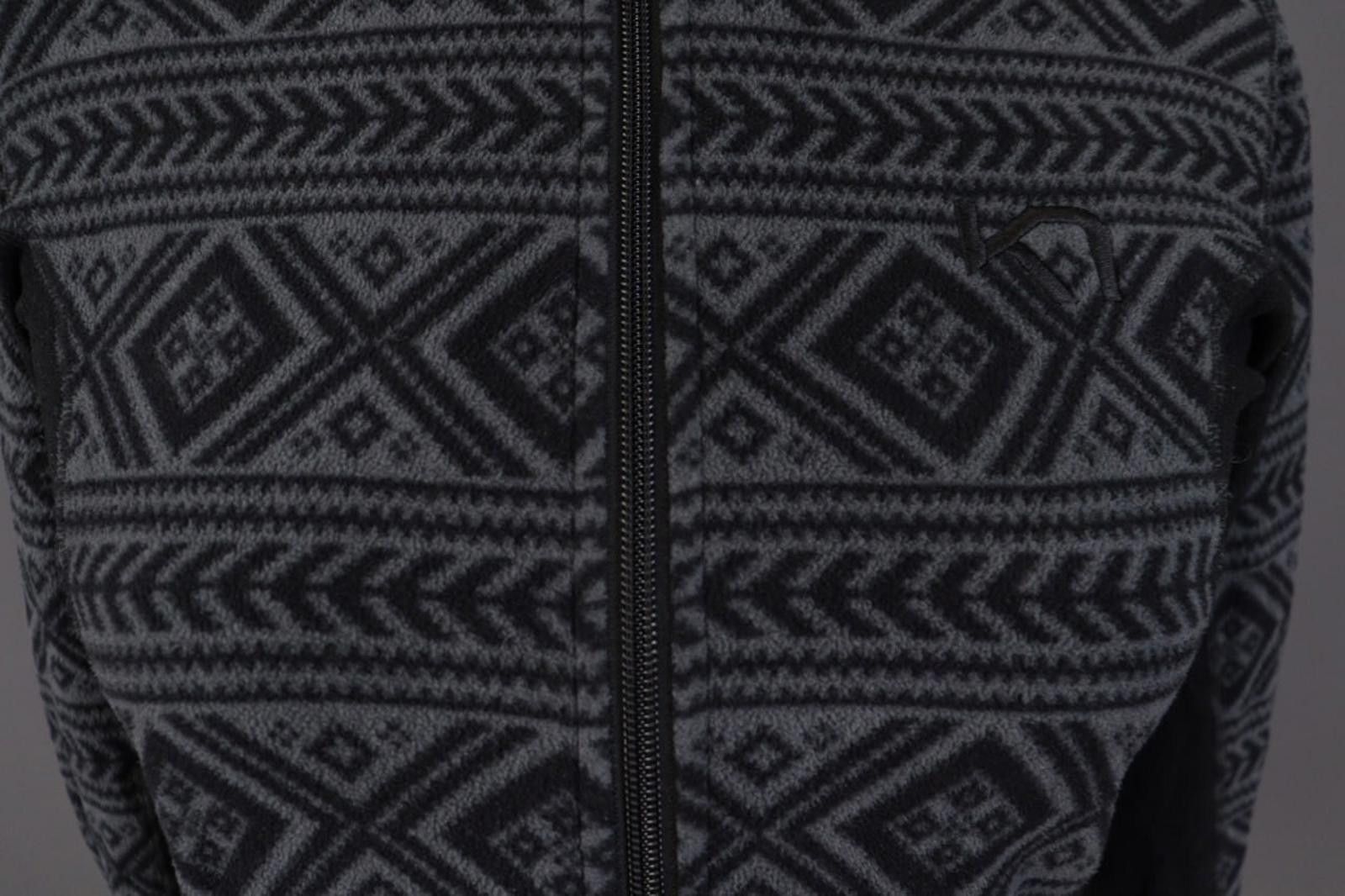 Designer Kari Traa Gray Nordic Fair Isle Full Zip Jacket Size S Size S / US 4 / IT 40 - 2 Thumbnail