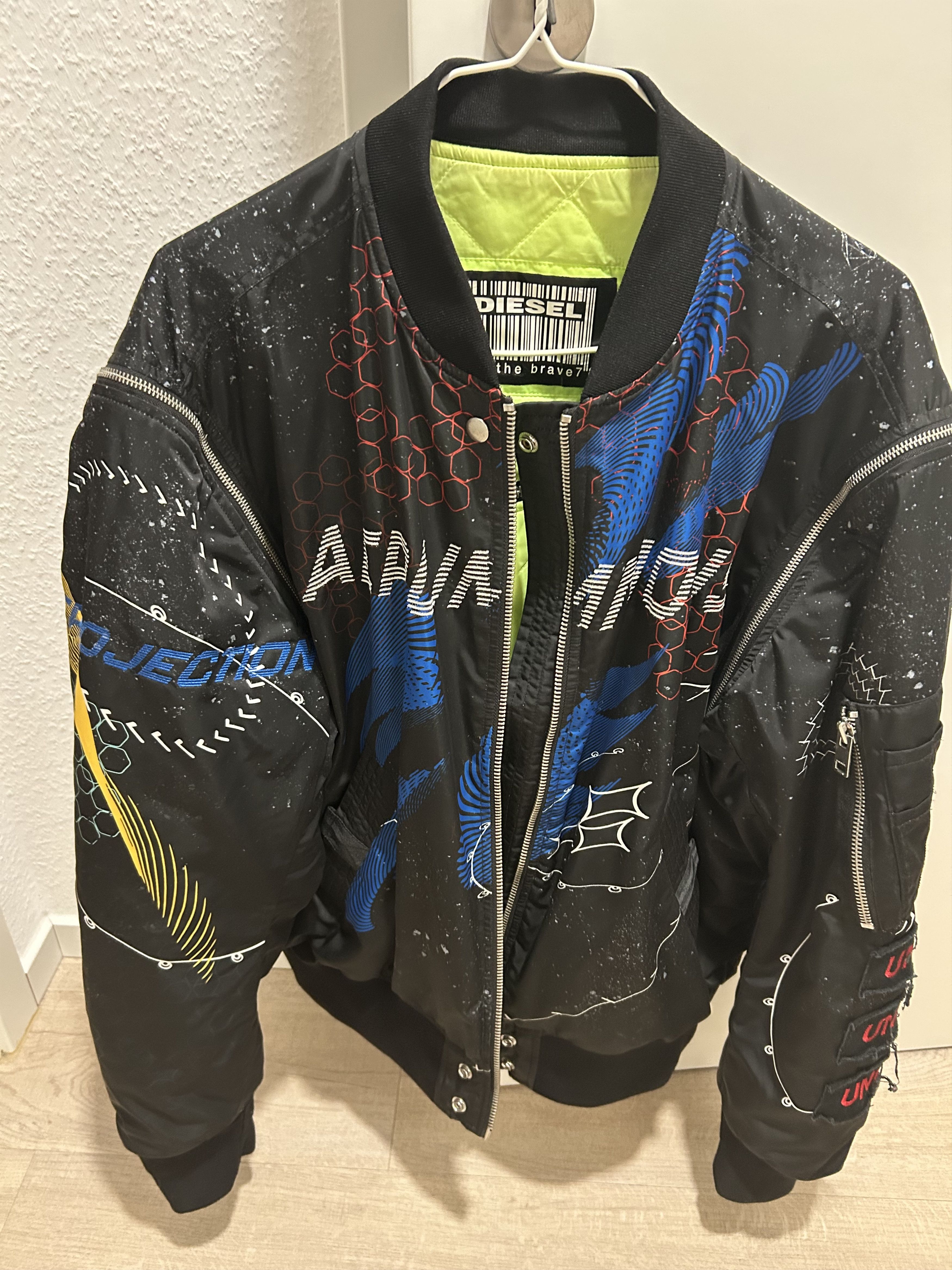 Diesel Diesel J-Dwight Bomber Jacket Reversible Size US XXL / EU 58 / 5 - 3 Thumbnail
