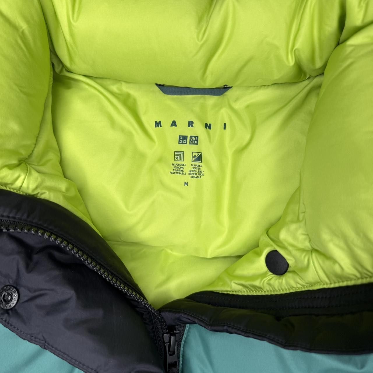 Marni Stylish Marni Green & Black Puffer Vest - Size M Size US M / EU 48-50 / 2 - 2 Thumbnail