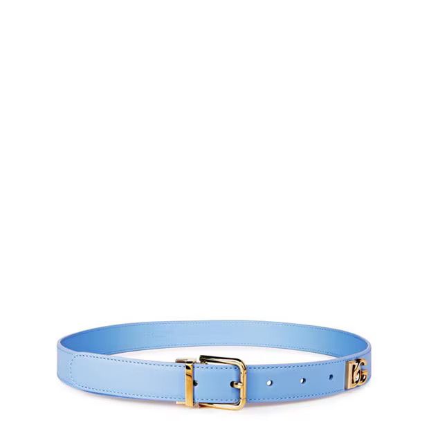 Dolce & Gabbana o1g2r1mq1024 Size: 80 / DG Logo Slim Belt in Sky Blue Size ONE SIZE - 1 Thumbnail