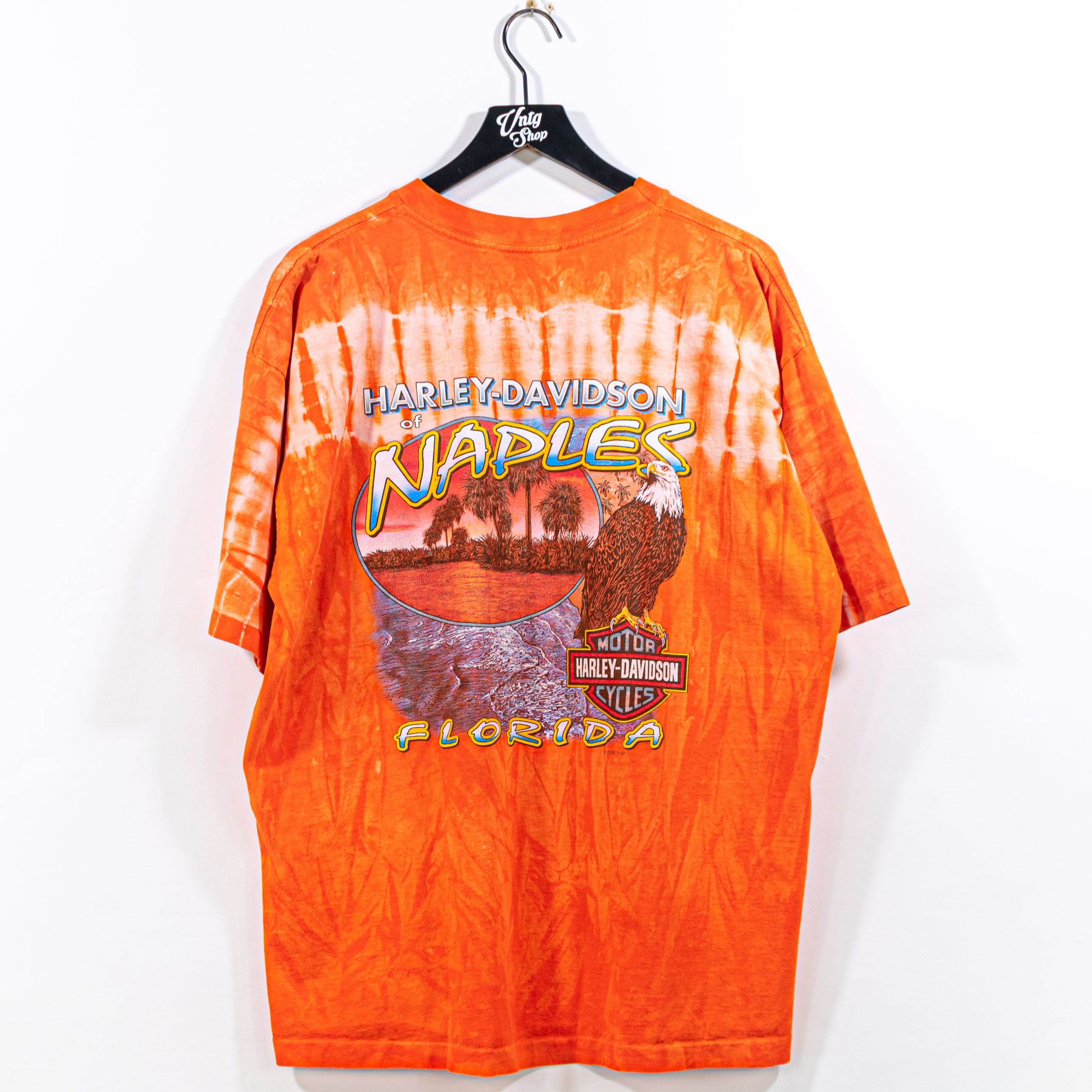 Vintage Y2K Grand Canyon Harley Davidson Graphic Tie Dye Tee top Shirt Men’s M